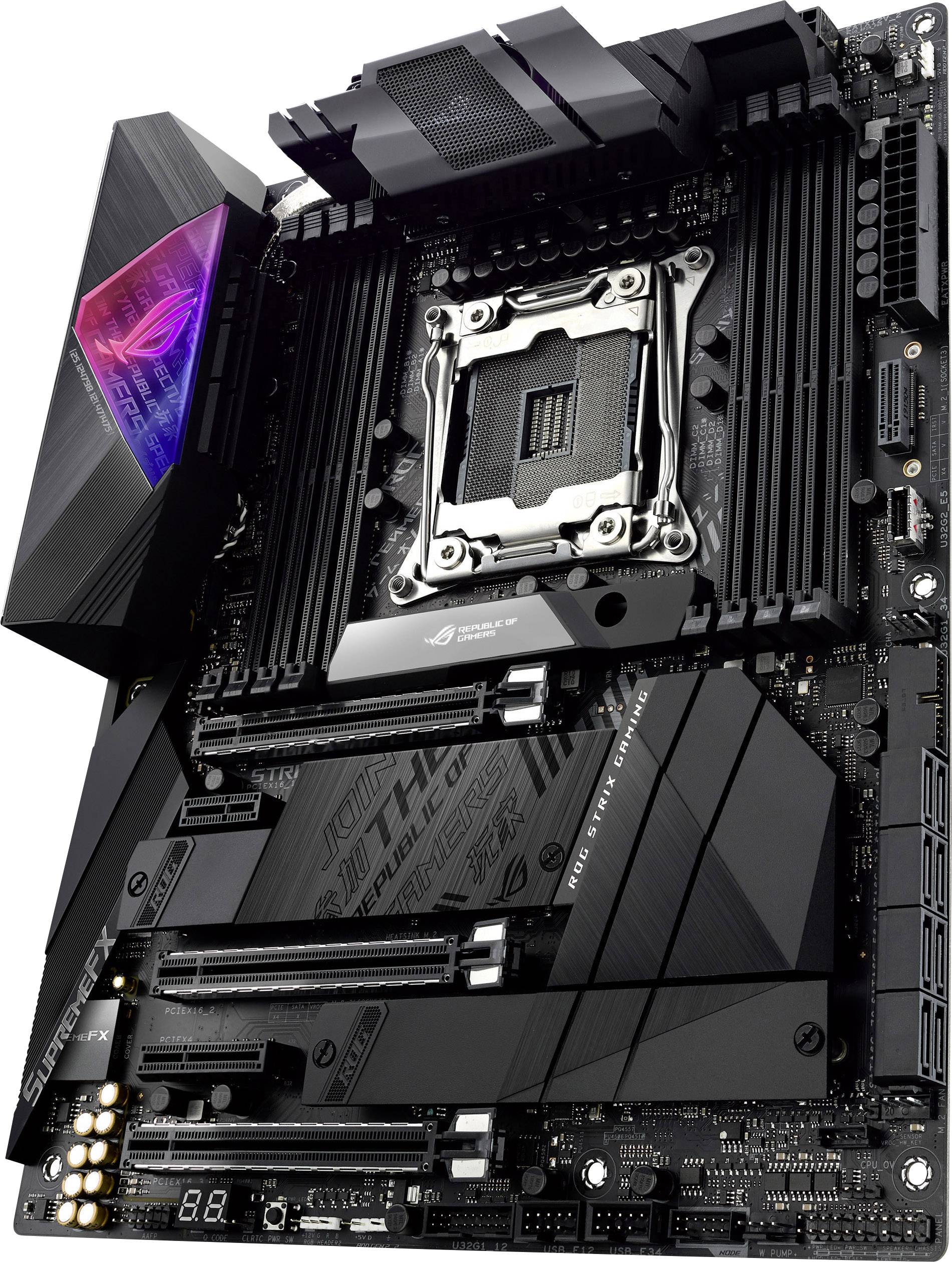 Asus ROG STRIX X299-E GAMING II Mainboard Sockel (PC) Intel® LGA 2066 Formfaktor (Details) ATX Mainboard-Chipsatz Intel® X299