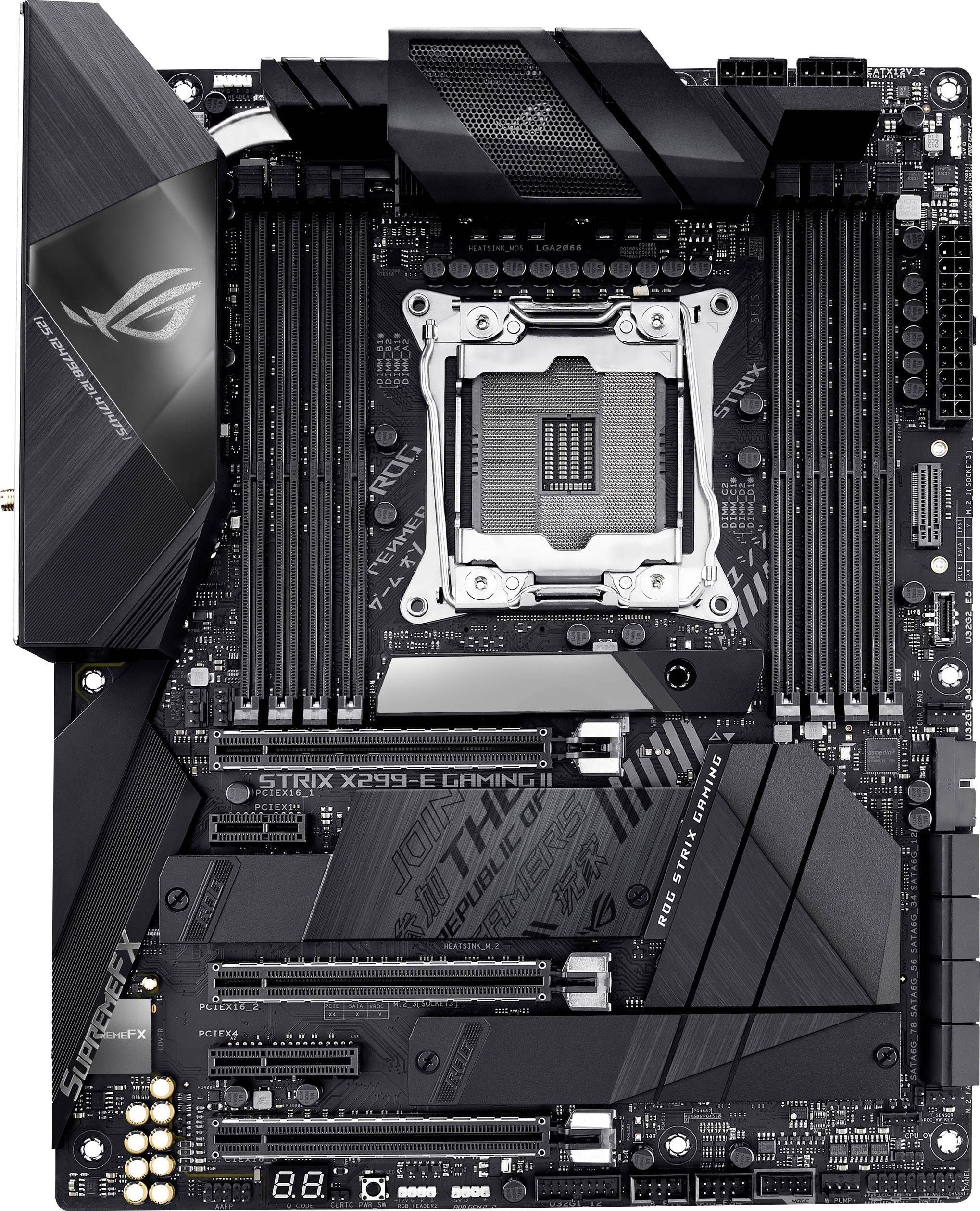 Asus ROG STRIX X299-E GAMING II Mainboard Sockel (PC) Intel® LGA 2066 Formfaktor (Details) ATX Mainboard-Chipsatz Intel® X299