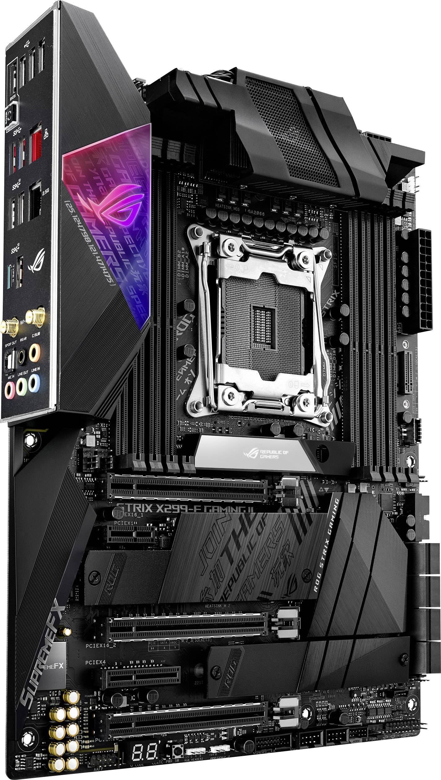 Asus ROG STRIX X299-E GAMING II Mainboard Sockel (PC) Intel® LGA 2066 Formfaktor (Details) ATX Mainboard-Chipsatz Intel® X299
