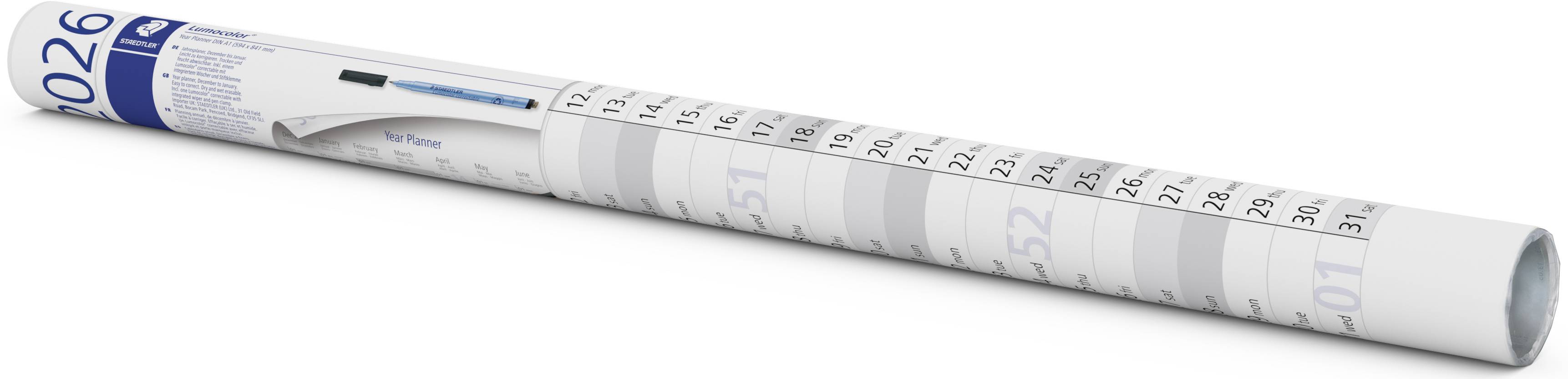 Staedtler Wandkalender 641 YP-1DE 641 YP-1DE 14 Monate/1 Seite 1St.