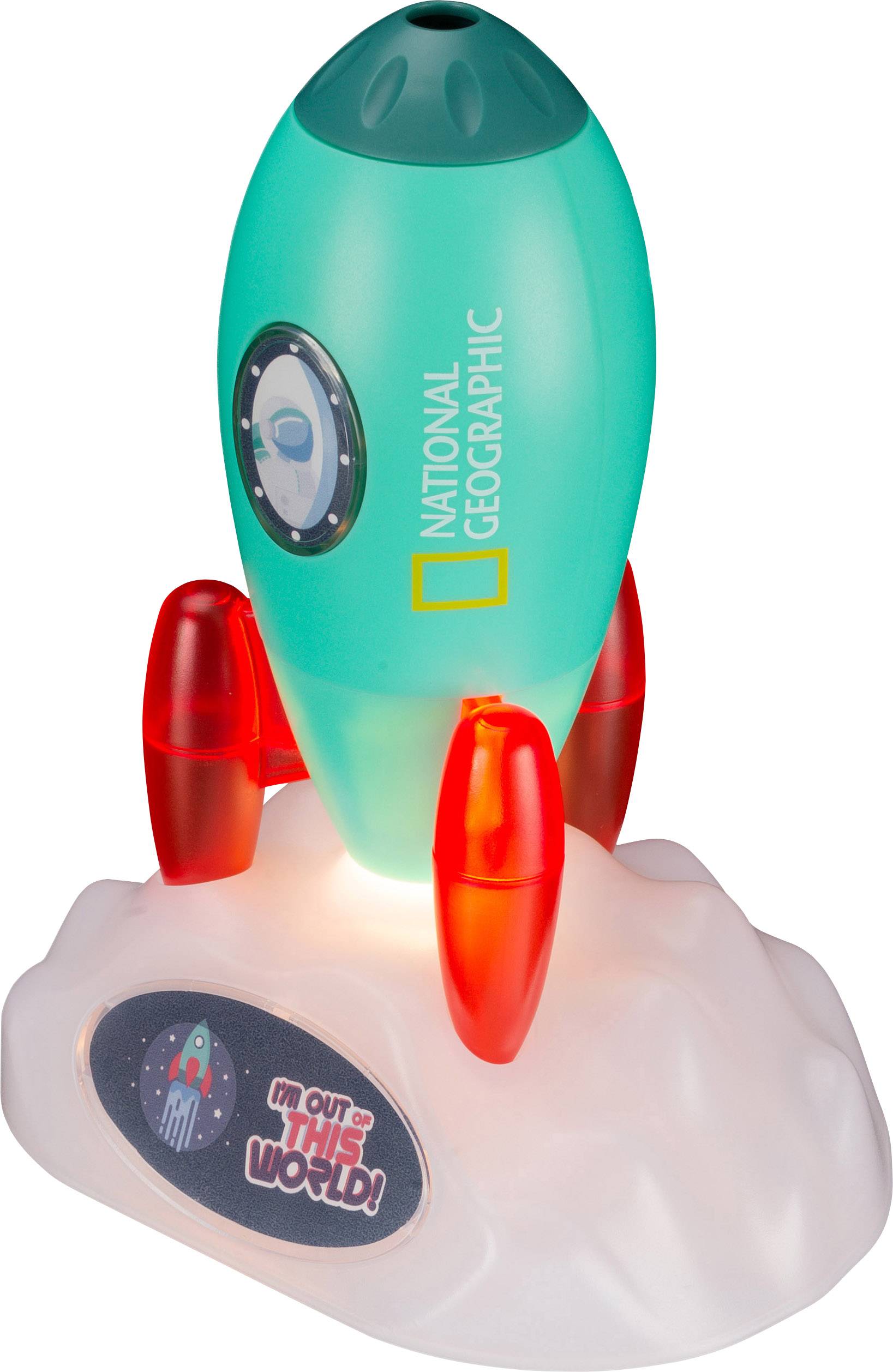 National Geographic 9105700 Weltraumrakete - Projektor und Nachtlicht Astro-Heim-Planetarium