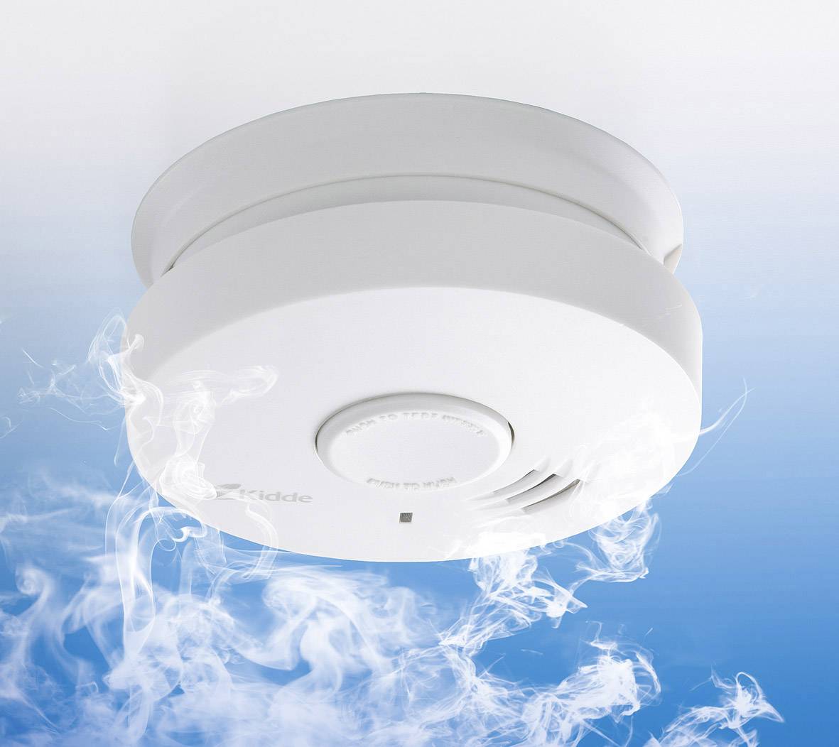 Kidde Q2 Rauchwarnmelder inkl. 10 Jahres-Batterie batteriebetrieben (Ø x H) 104 mm x 40 mm