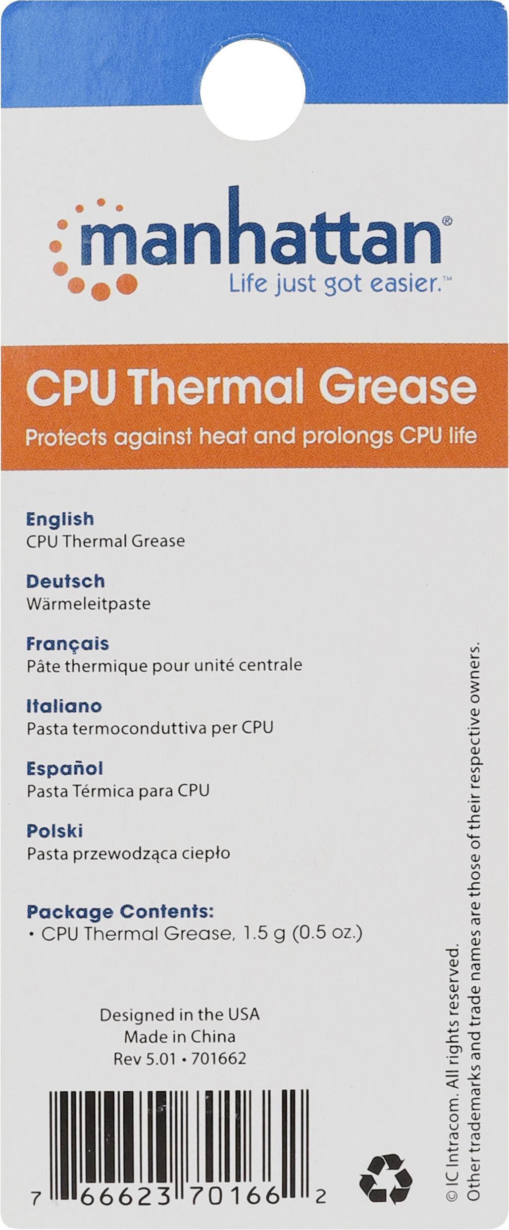 Manhattan Wärmeleitpaste 0.965 W/mK 1 St.