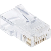 Intellinet 100er-Pack Cat5e RJ45-Modularstecker Pro Line UTP 3-Punkt-Aderkontaktierung f Intellinet 100er-Pack Cat5e RJ45-Modularstecker Pro Line UTP 3-Punkt-Aderkontaktierung f