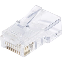 Intellinet 100er-Pack Cat5e RJ45-Modularstecker Pro Line UTP 3-Punkt-Aderkontaktierung f Intellinet 100er-Pack Cat5e RJ45-Modularstecker Pro Line UTP 3-Punkt-Aderkontaktierung f