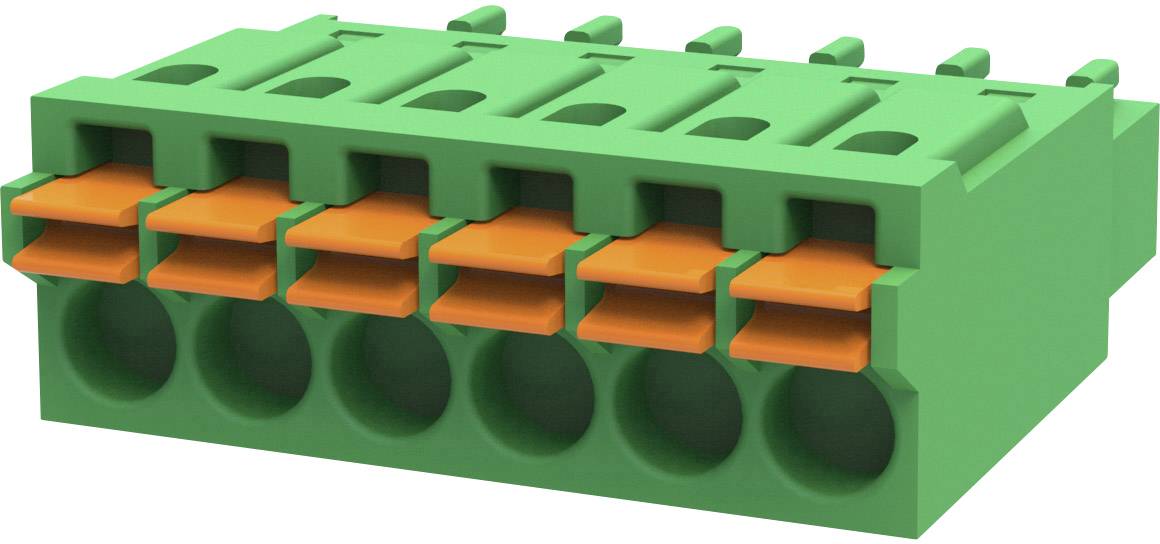 Degson Stiftgehäuse-Kabel Polzahl Gesamt 6 Rastermaß: 3.80mm 15EDGKN-3.81-06P-14-1000A(H)