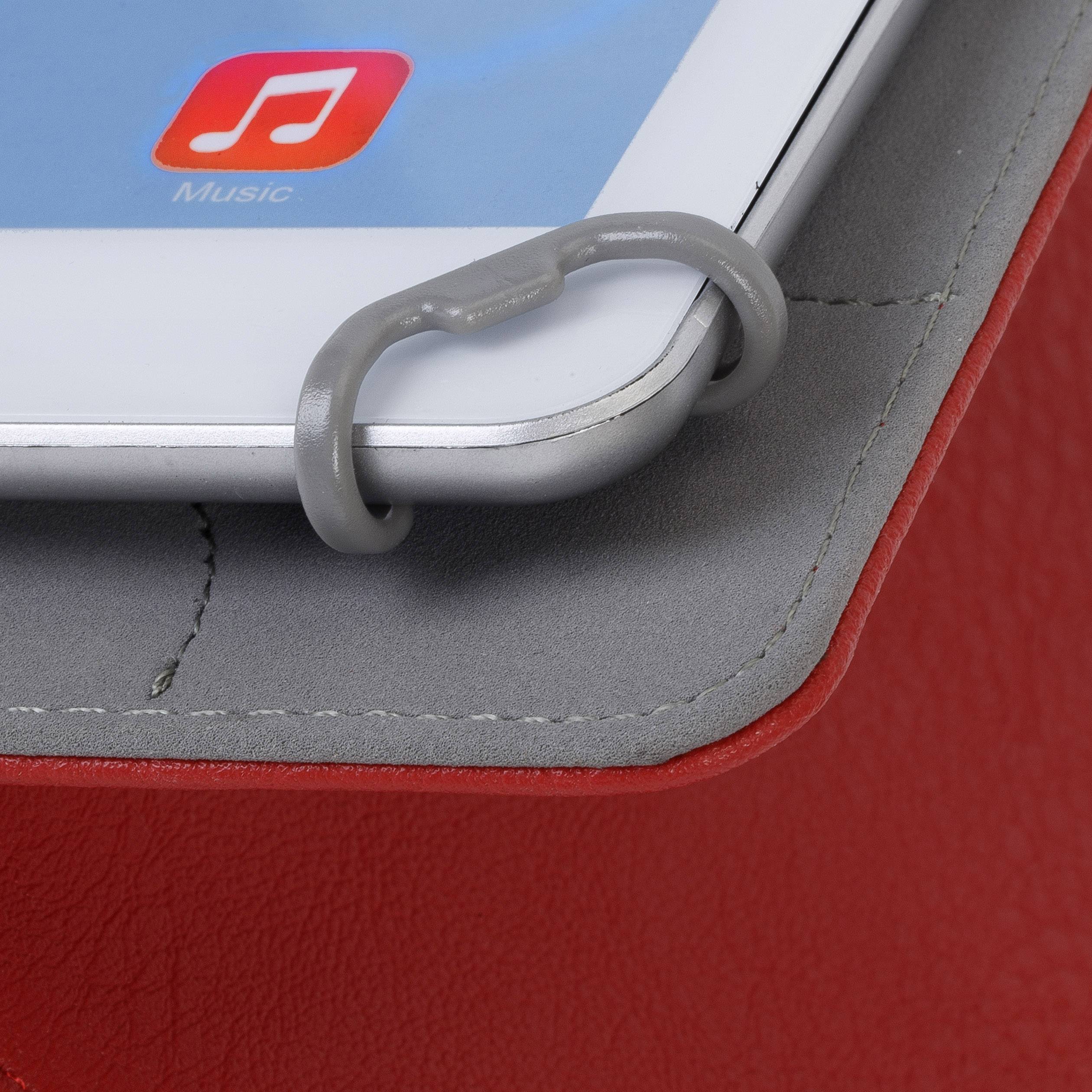 Rivacase Tablet Tasche, universal Passend für Display-Größe=25,7cm (10,1") BookCase Rot