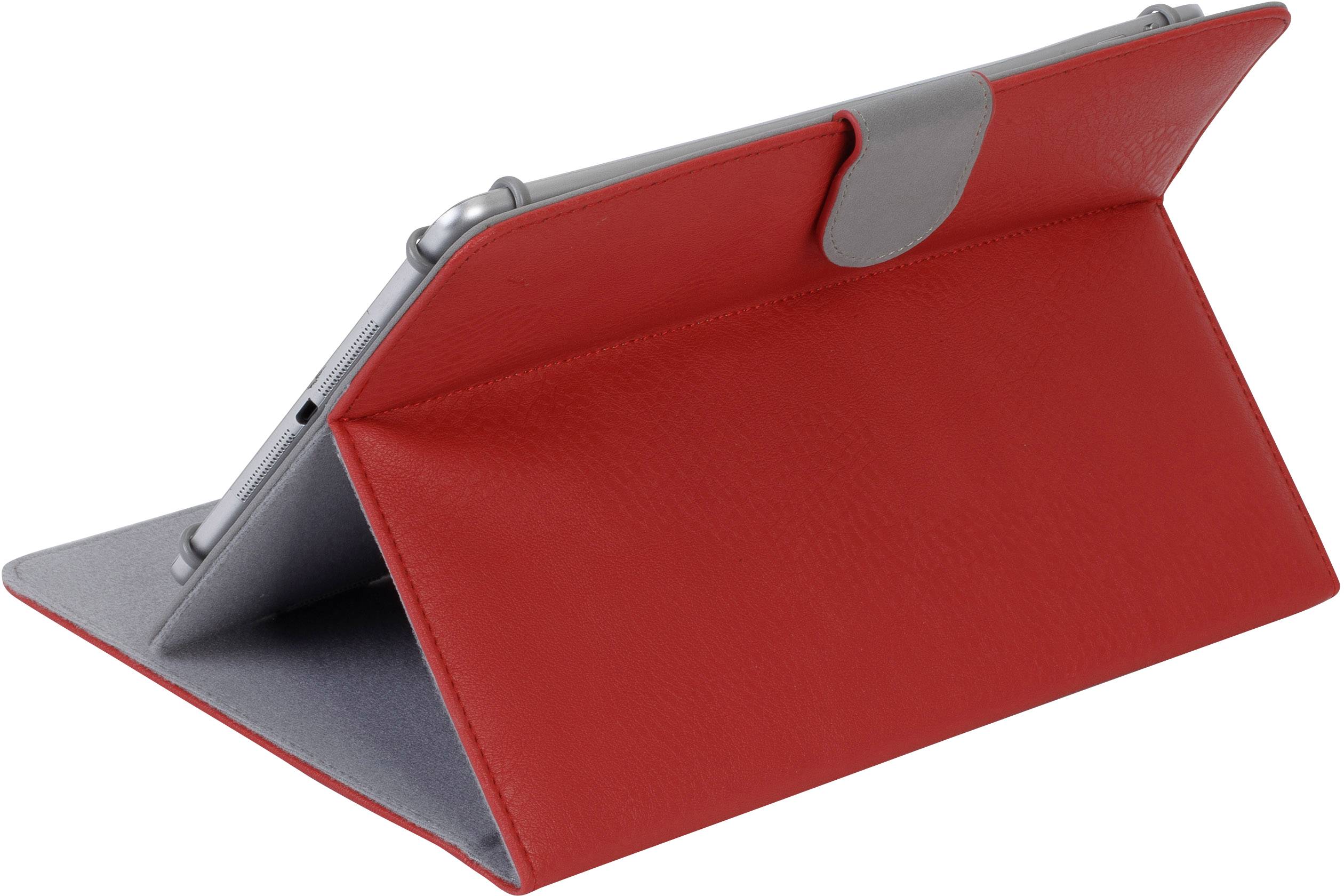 Rivacase Tablet Tasche, universal Passend für Display-Größe=25,7cm (10,1") BookCase Rot