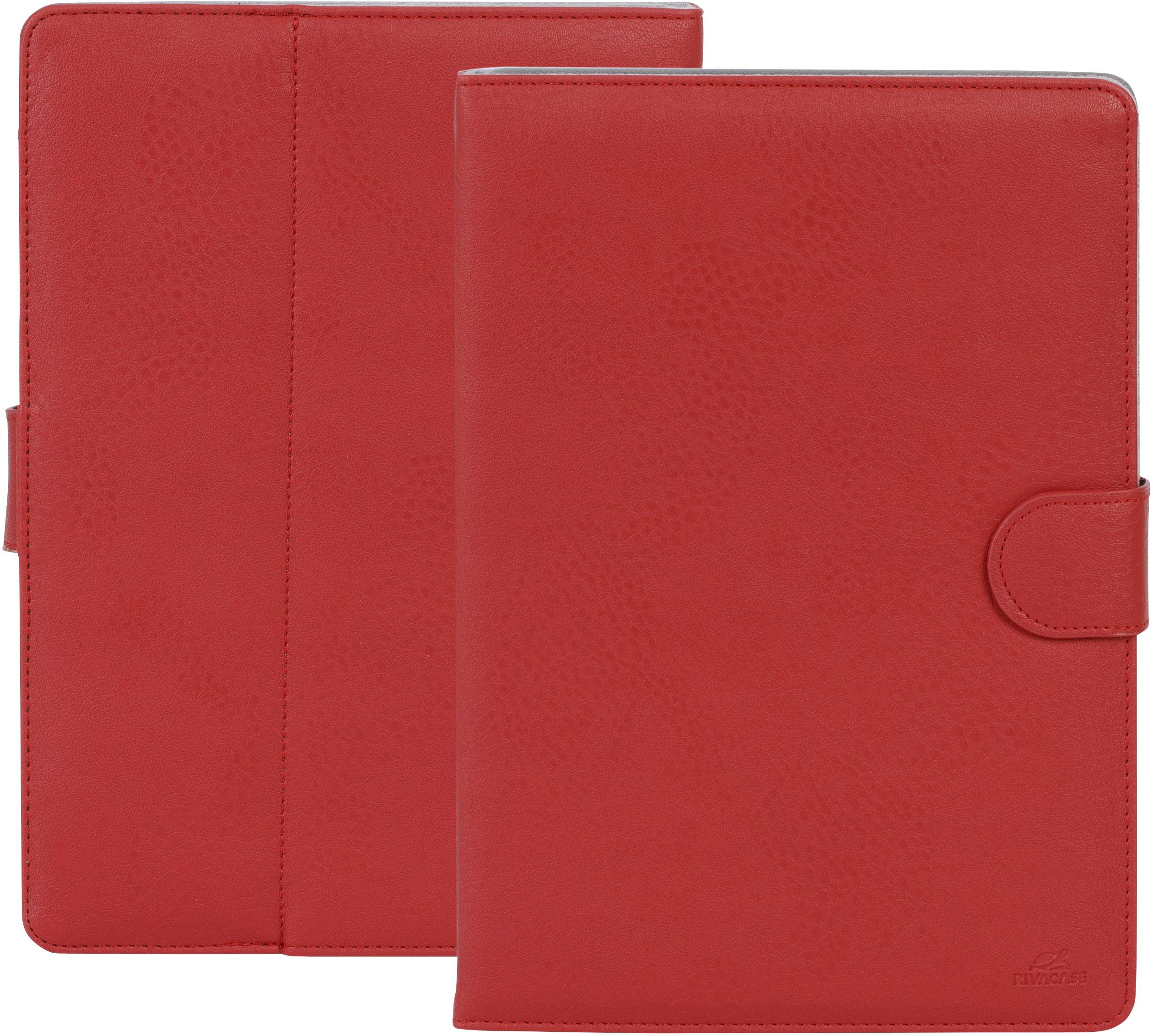 Rivacase Tablet Tasche, universal Passend für Display-Größe=25,7cm (10,1") BookCase Rot