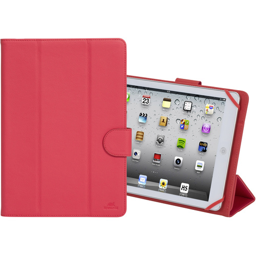 Rivacase Tablet Tasche, universal Passend für Display-Größe=25,7 cm (10,1") BookCase Rot