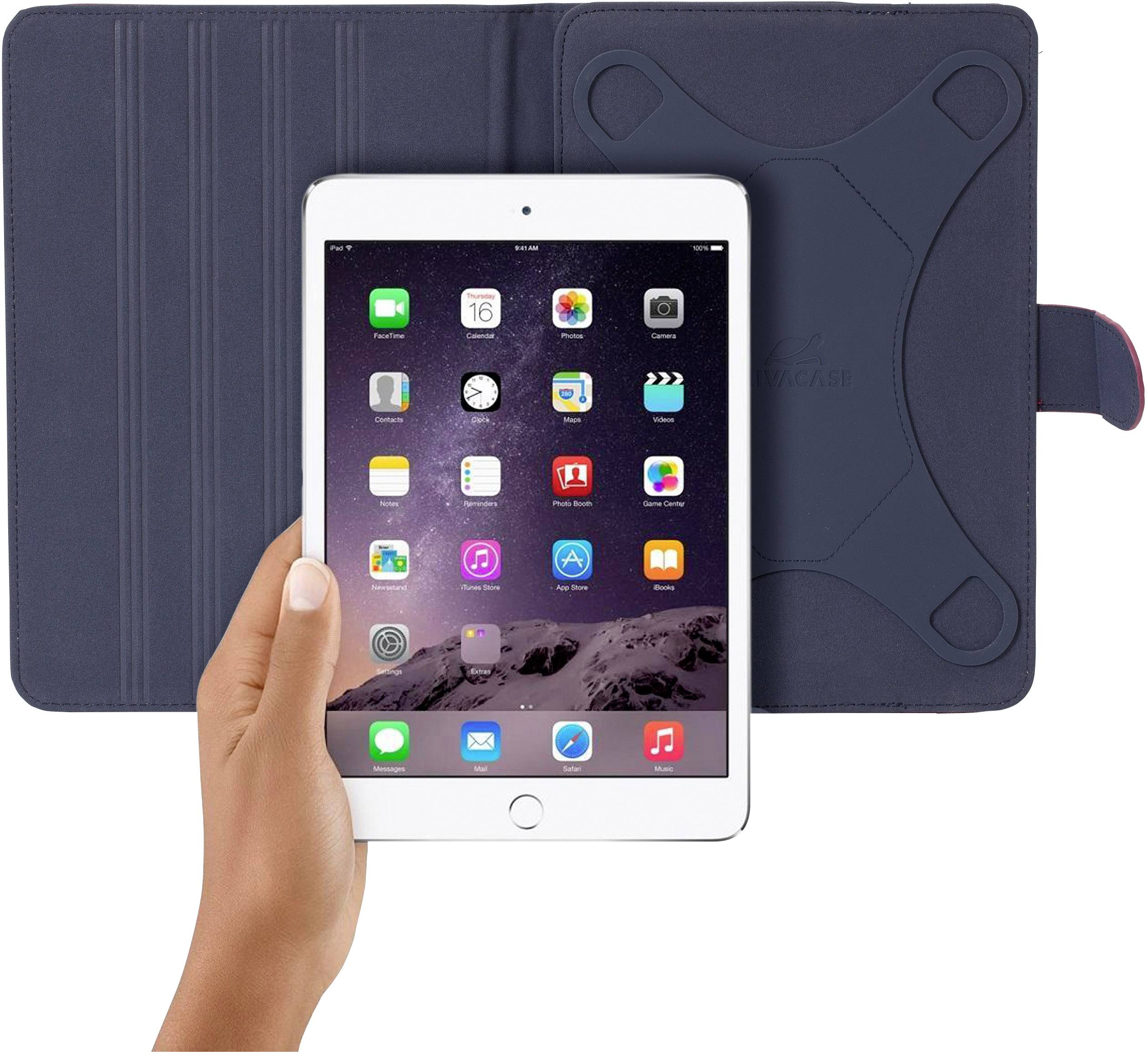Rivacase Biscayne Tablet Tasche 25,7 cm (10,1") BookCase Rot