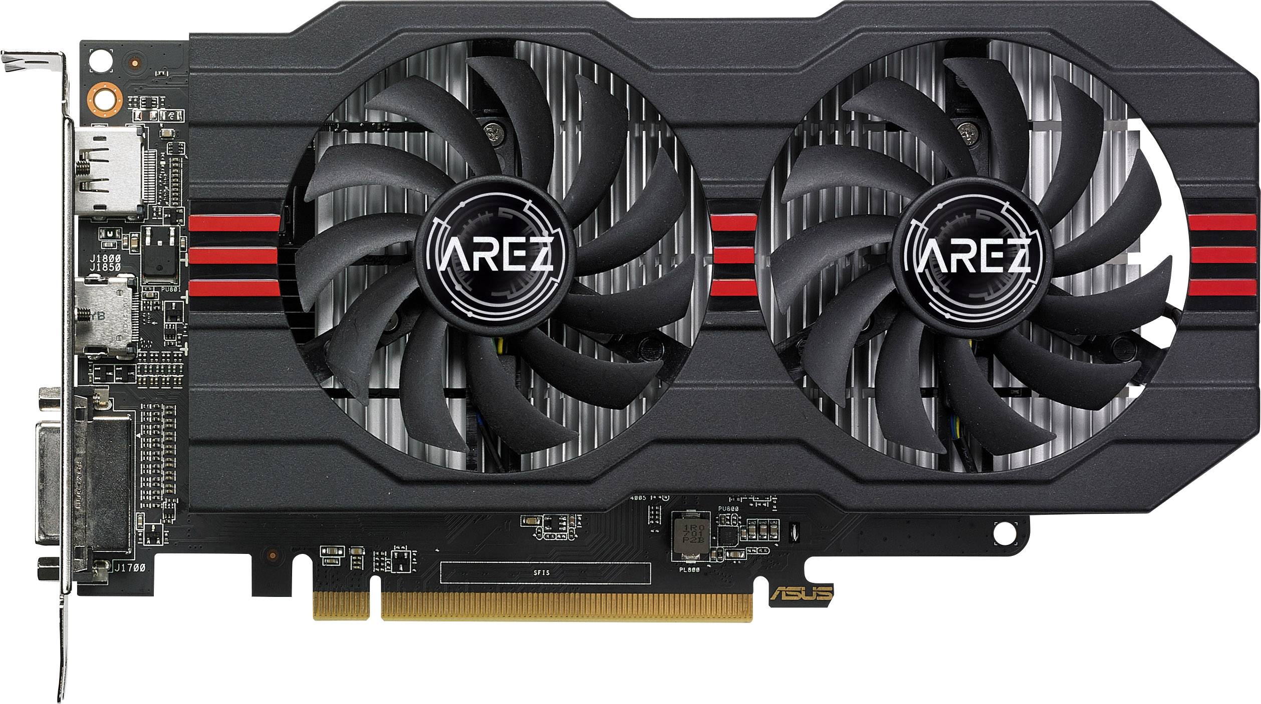 ASUS AREZ-RX560-O4G-EVO - Grafikkarten - Radeon RX 560 - 4 GB GDDR5 - PCIe 3.0 - DVI, HDMI, DisplayPort