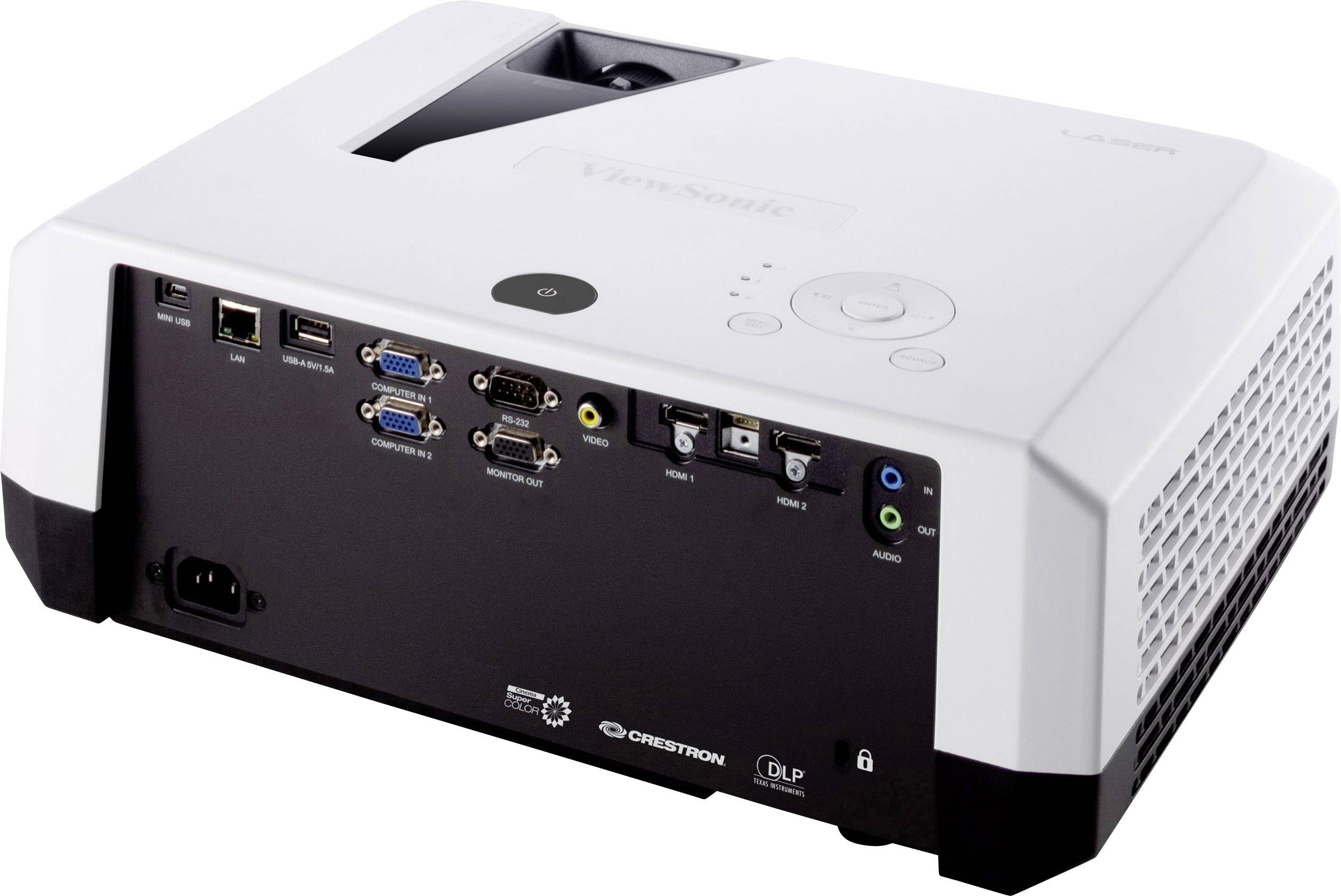 Viewsonic Beamer LS700-4K DLP Helligkeit: 3300 lm 3840 x 2160 UHD 3000000 : 1 Weiß, Schwarz