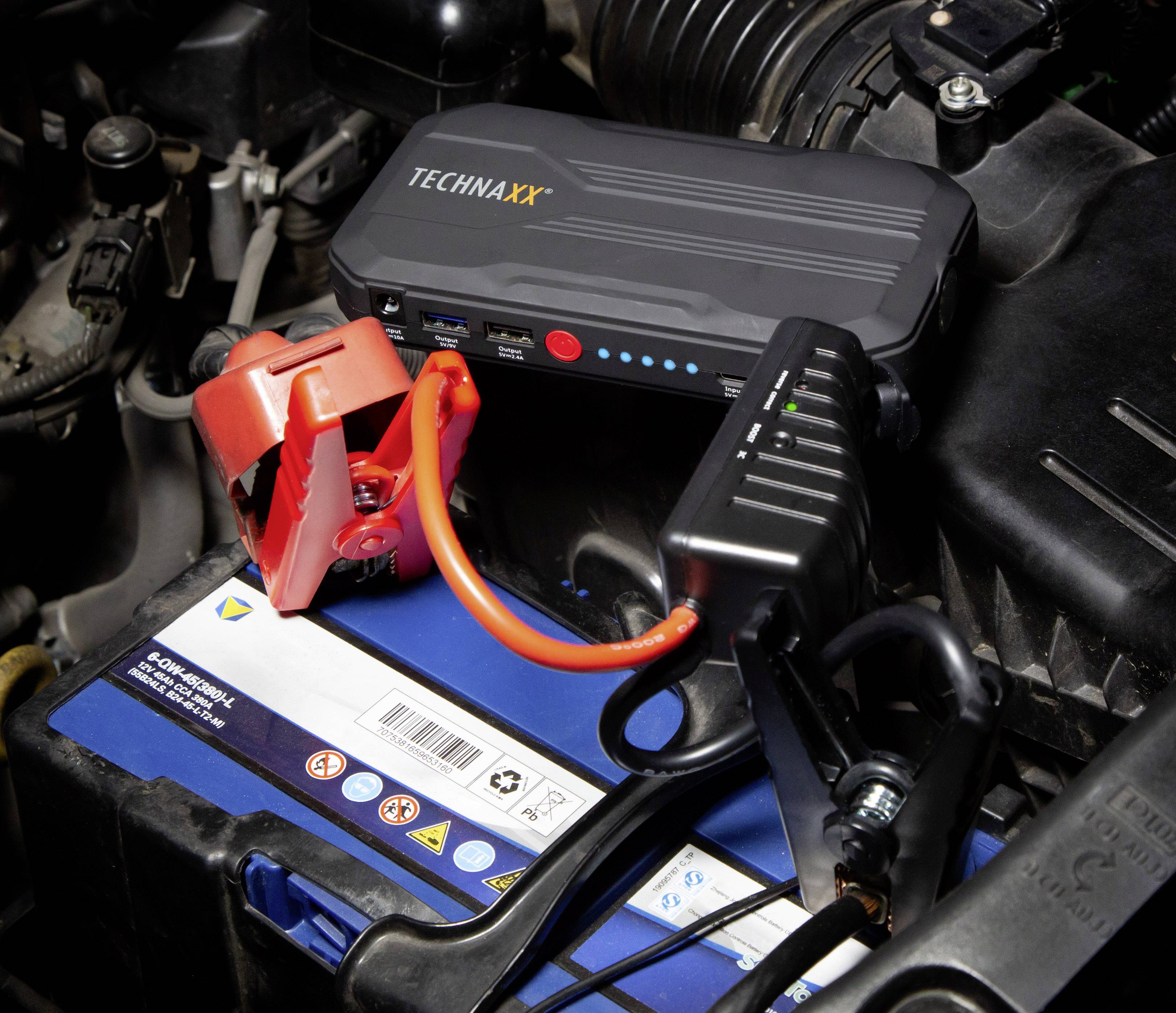 Technaxx Schnellstartsystem TX-120 4818 Starthilfestrom (12 V)=200 A Starthilfestrom (24 V)=200 A