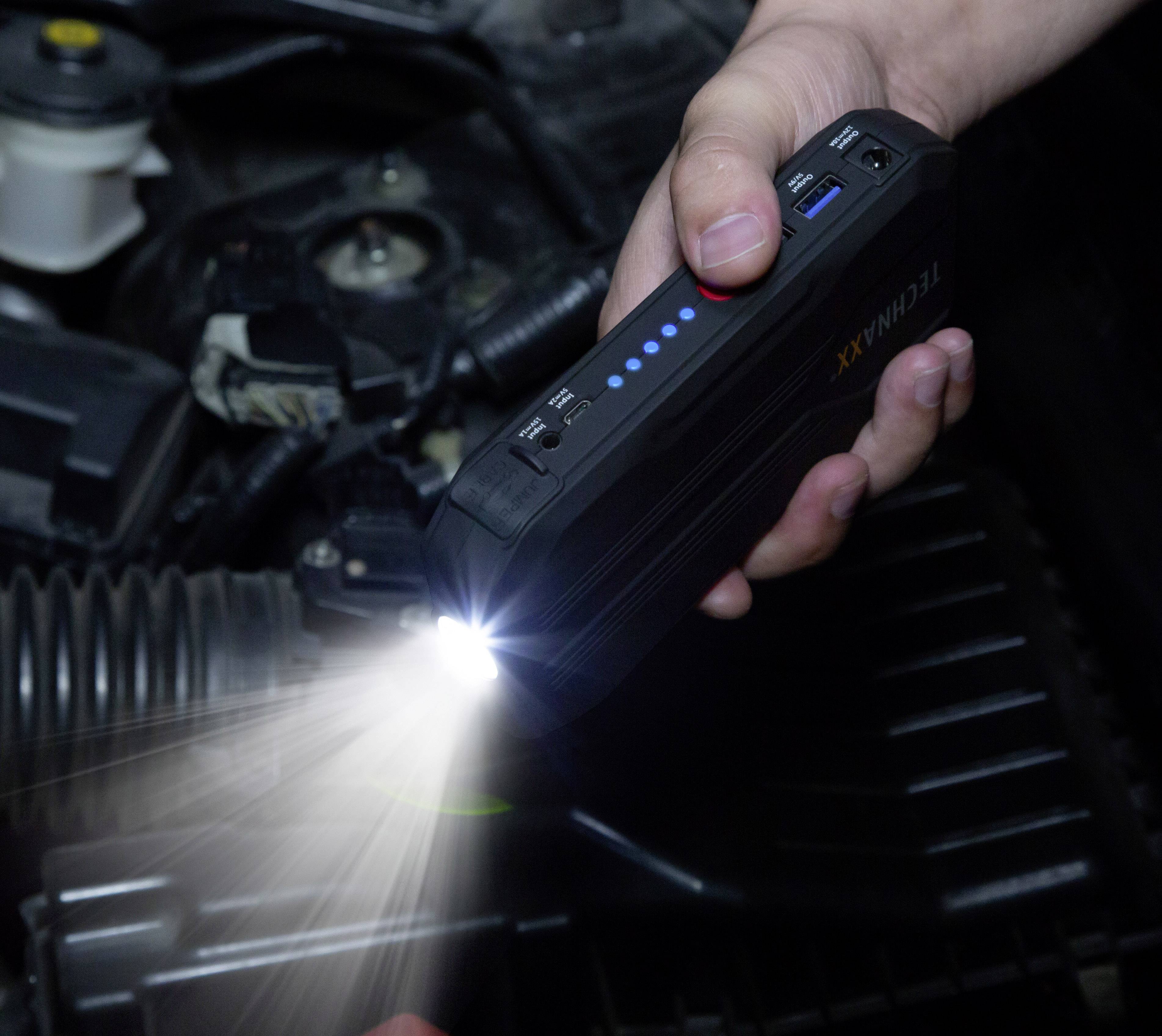 Technaxx Schnellstartsystem TX-120 4818 Starthilfestrom (12 V)=200 A Starthilfestrom (24 V)=200 A