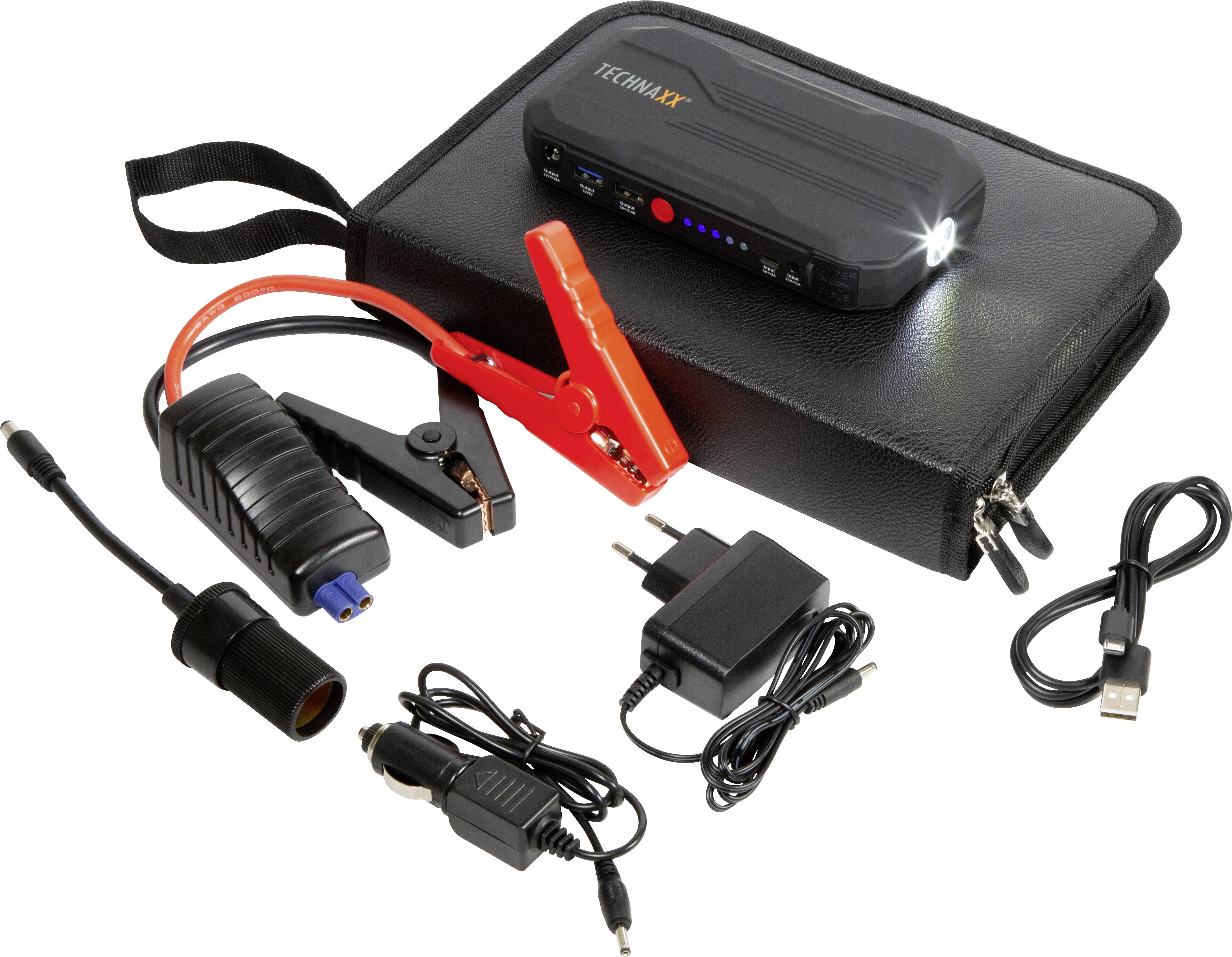 Technaxx Schnellstartsystem TX-120 4818 Starthilfestrom (12 V)=200 A Starthilfestrom (24 V)=200 A