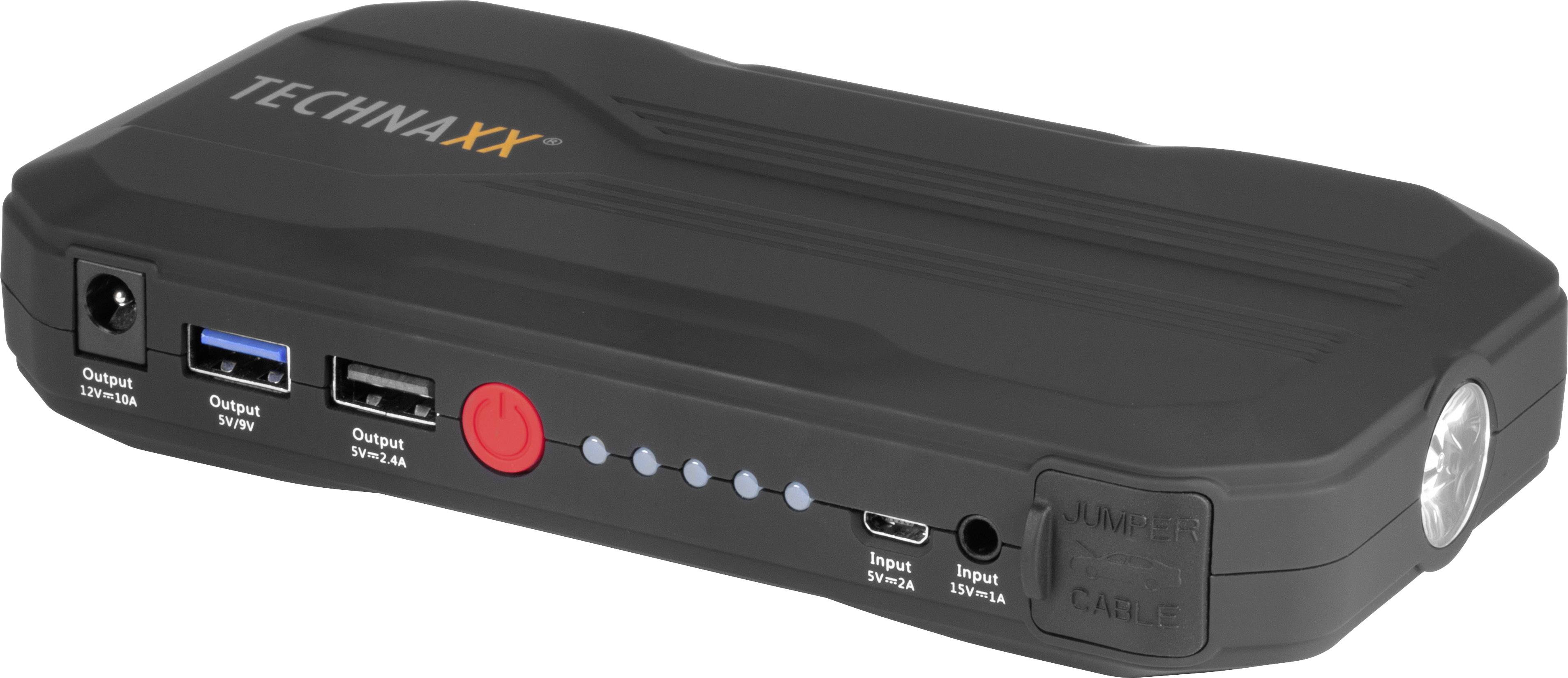 Technaxx Schnellstartsystem TX-120 4818 Starthilfestrom (12 V)=200 A Starthilfestrom (24 V)=200 A