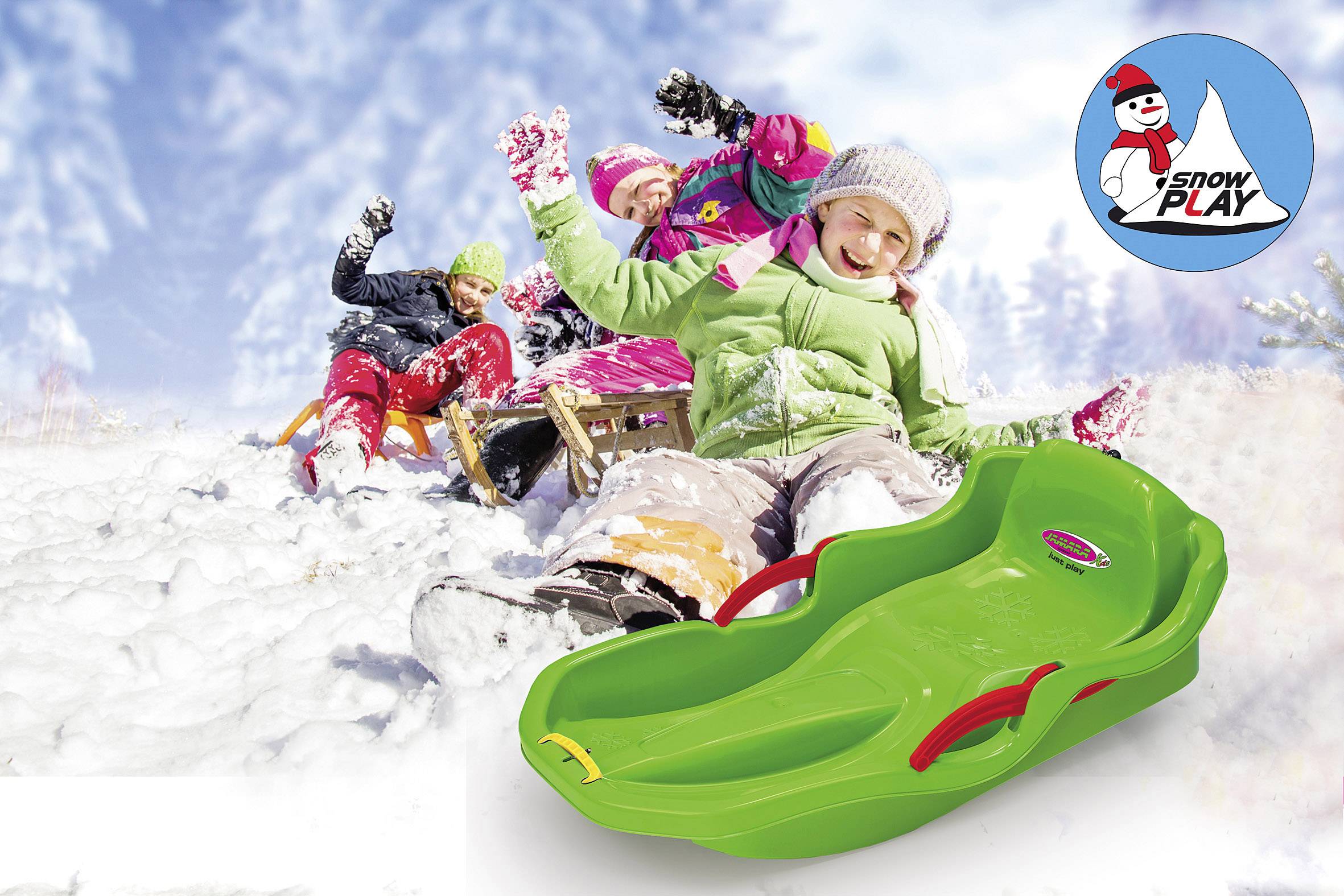 Jamara Snow Play Bob - Comfort grün 460540