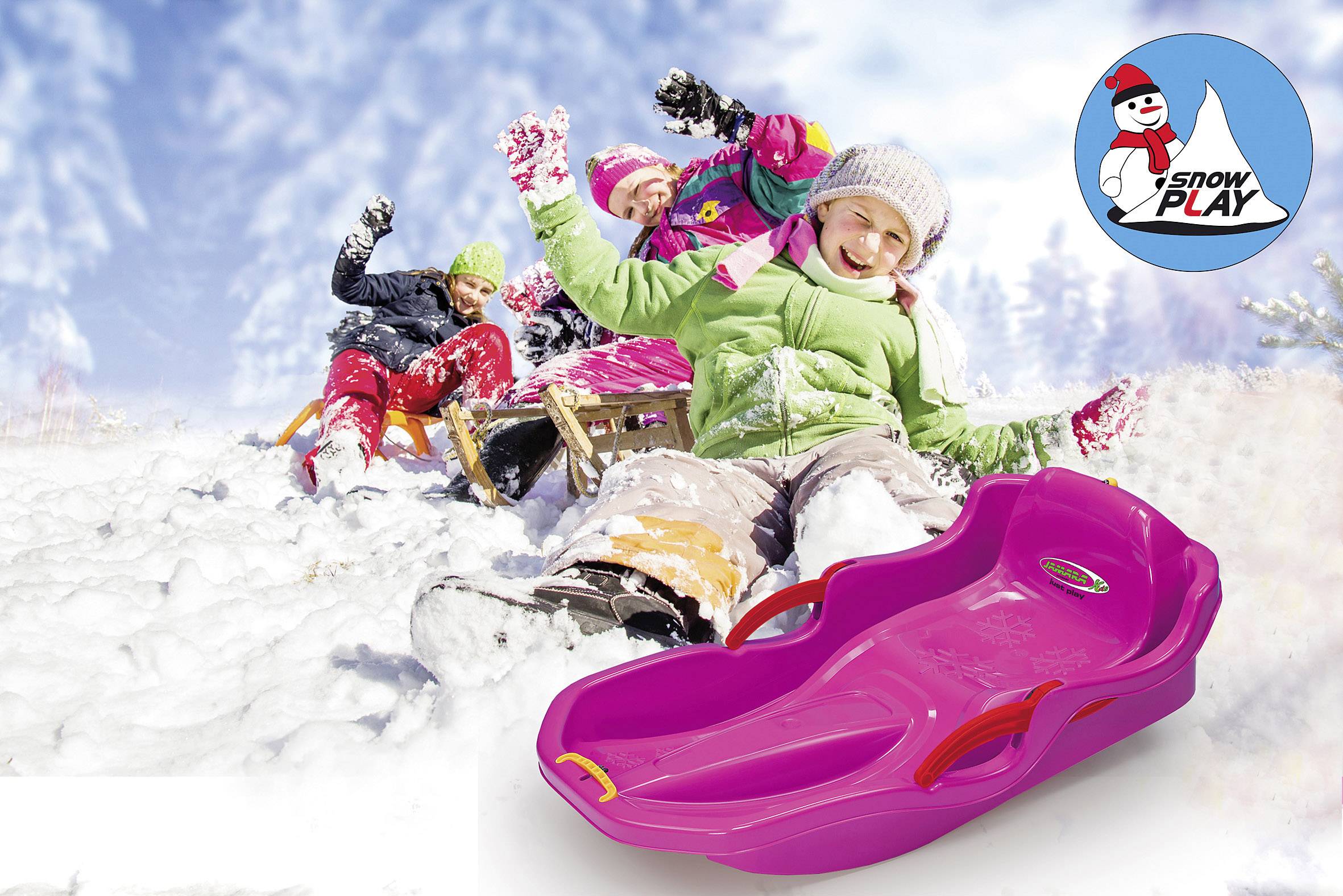 Jamara Snow Play Bob - Comfort pink 460541