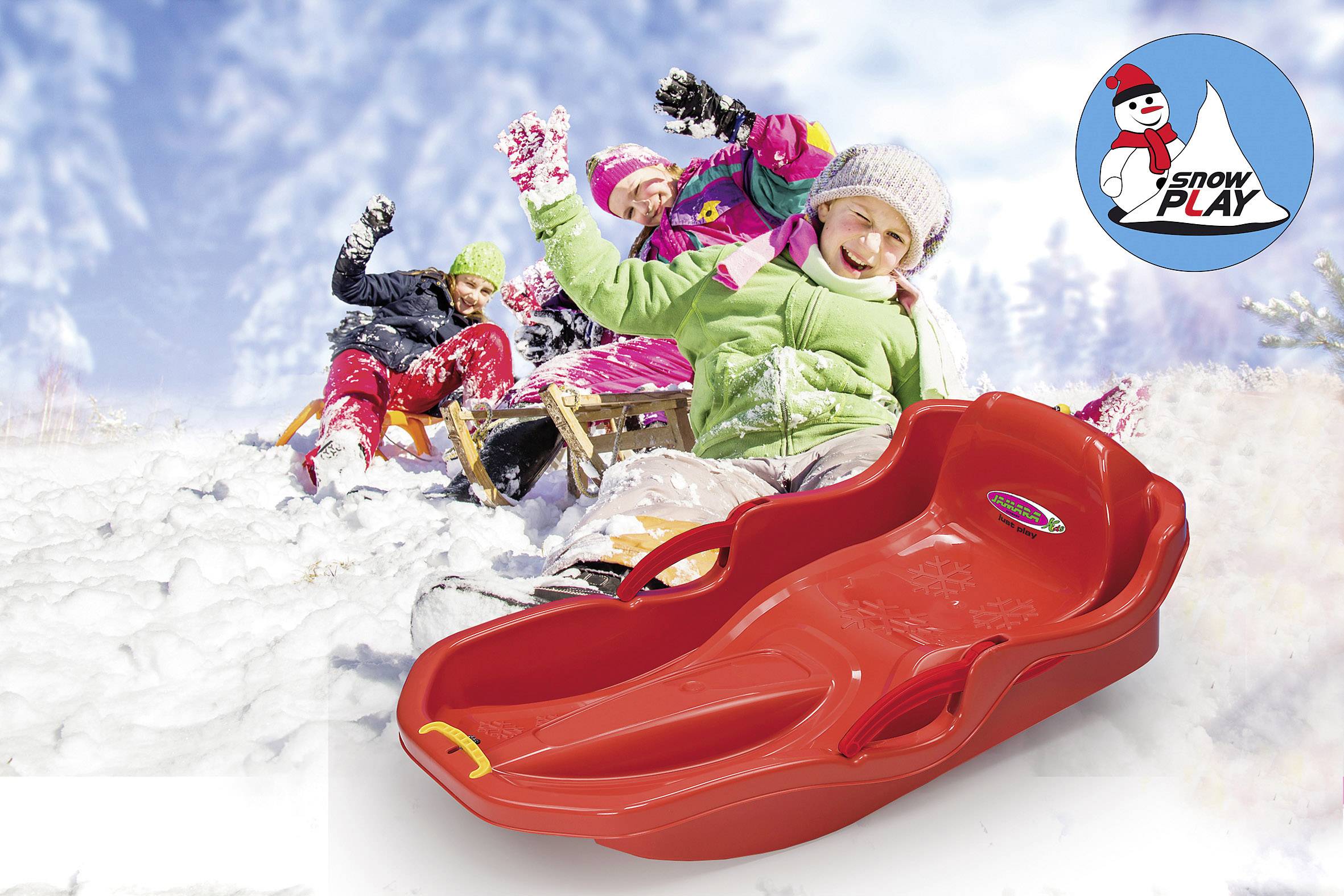 Jamara Snow Play Bob - Comfort rot 460538