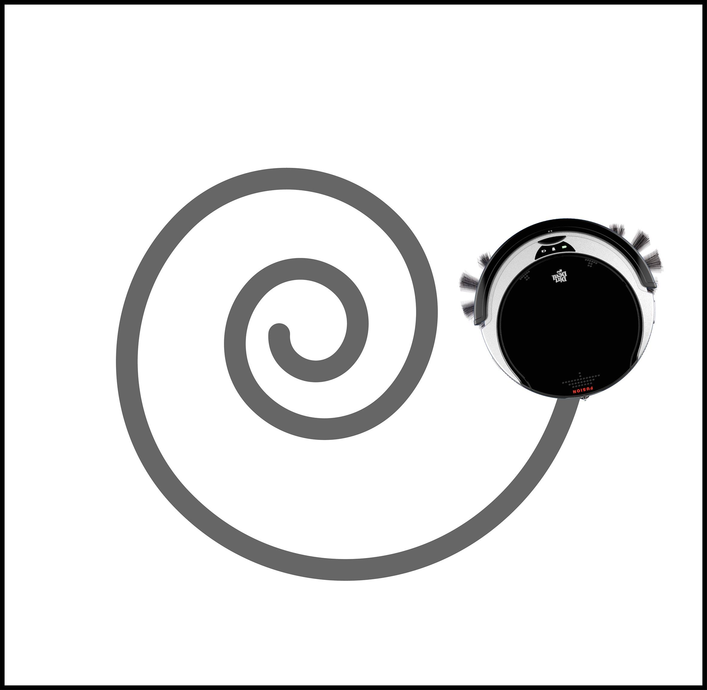 Dirt Devil M611 Fusion Saugroboter Rot, Schwarz, Silber