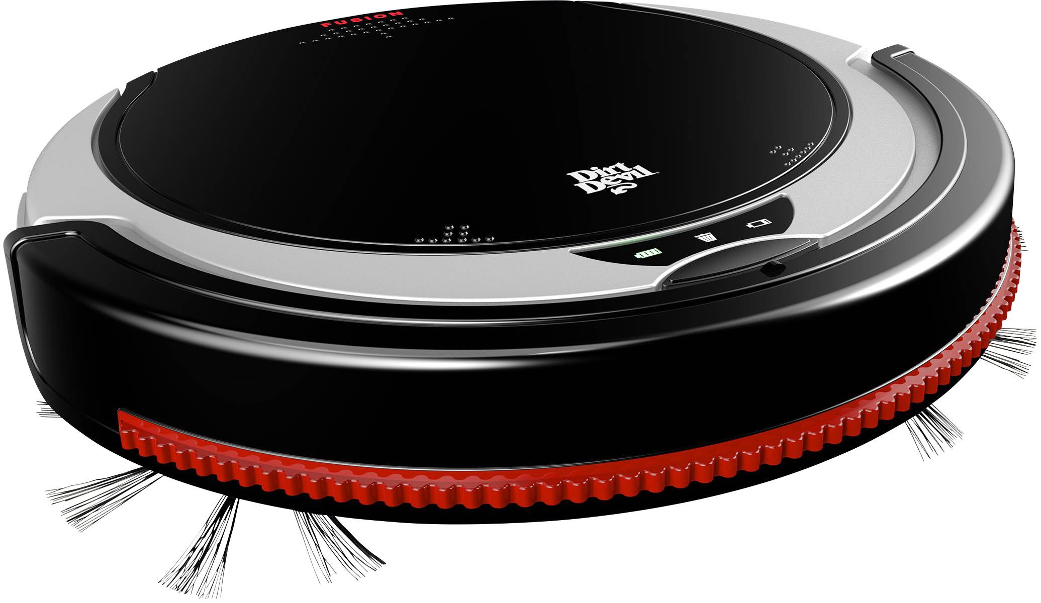 Dirt Devil M611 Fusion Saugroboter Rot, Schwarz, Silber