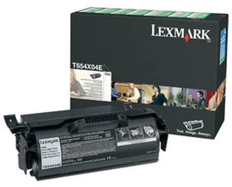 Lexmark Toner T654, T656 Original Schwarz 36000 Seiten T654X04E