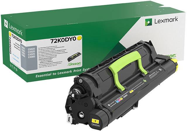 Lexmark Toner CS820, CS827, CX820, CX825, CX827, CX860, XC6152 Original Gelb 300000 Seiten 72K0DY0