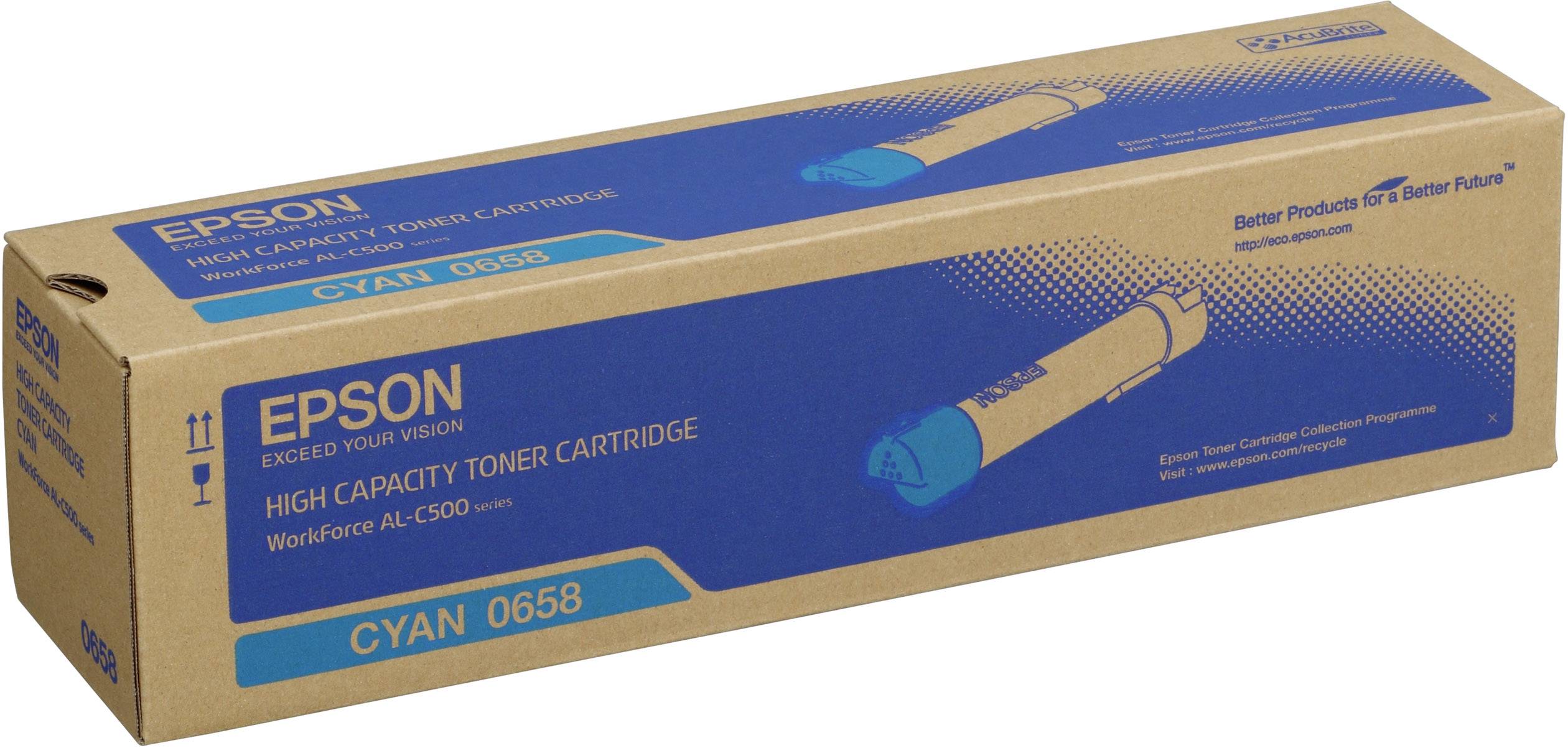 Epson Toner 0658 Original Cyan 13700 Seiten C13S050658