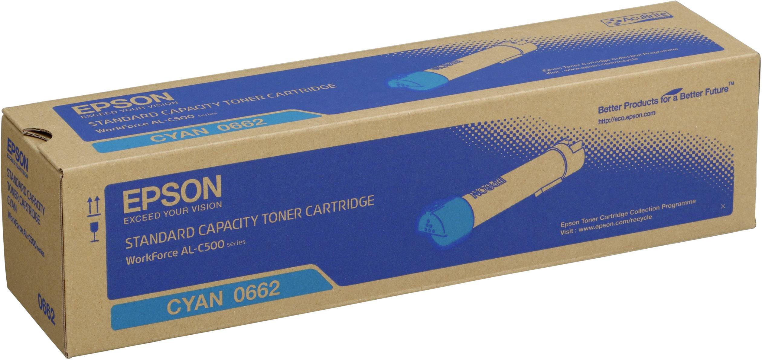Epson Toner 0662 Original Cyan 7500 Seiten C13S050662