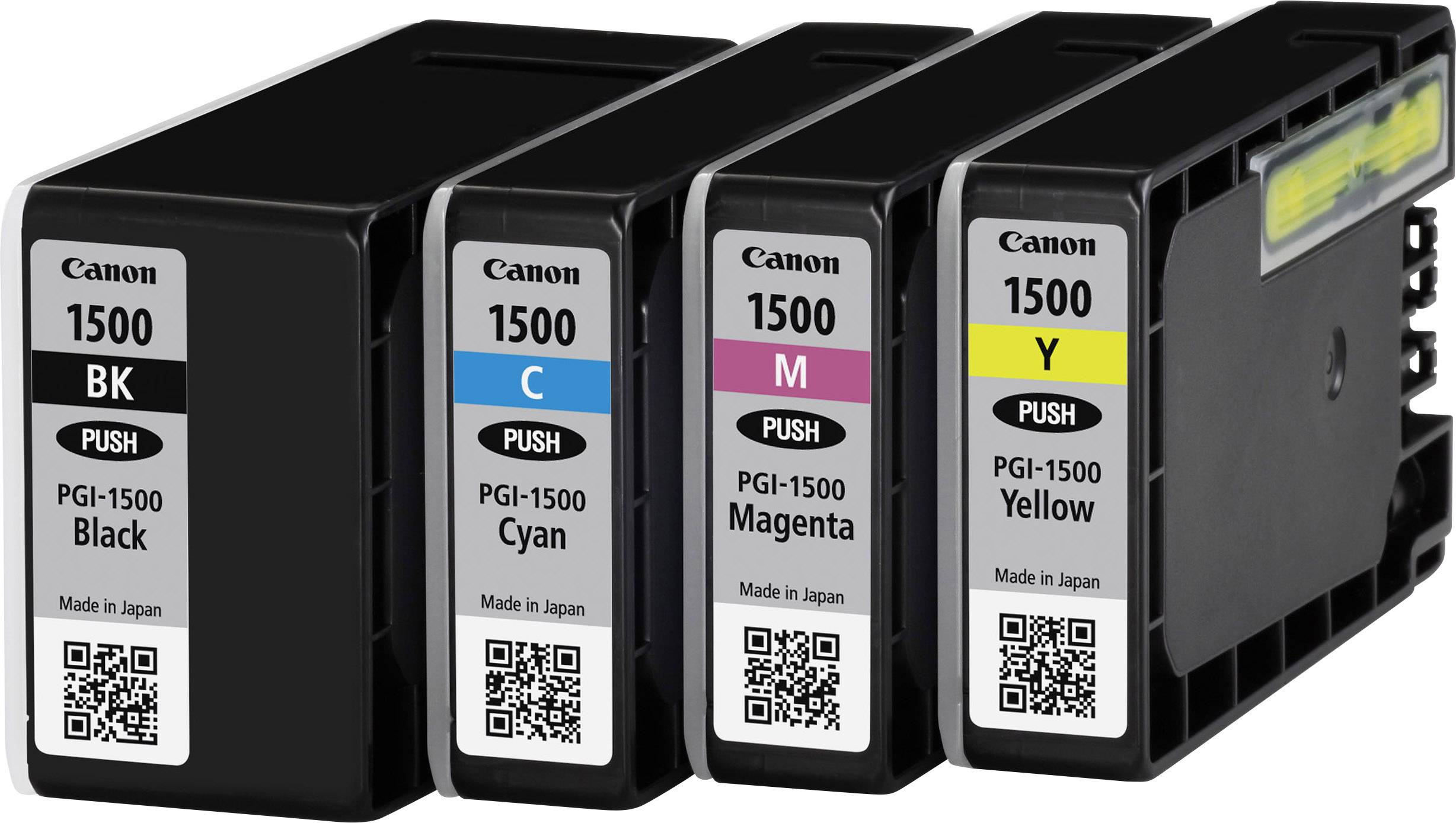 Canon PGI-1500 BK/C/M/Y Multipack - 4er-Pack - Schwarz - Gelb - Cyan - Magenta -