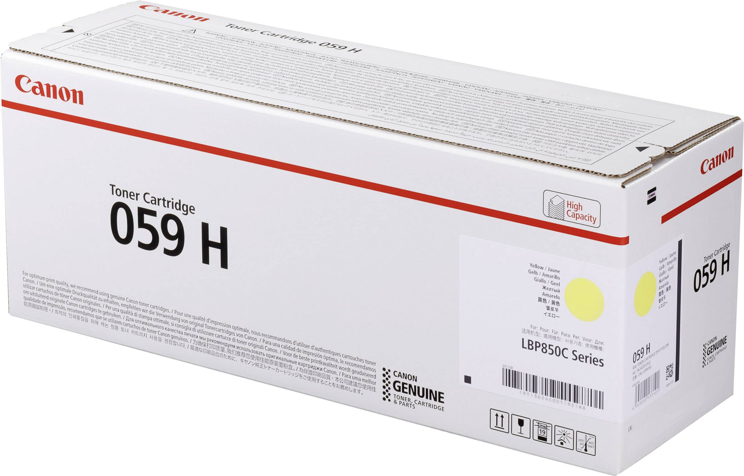 Canon Toner 059H Original Gelb 13500 Seiten 3624C001
