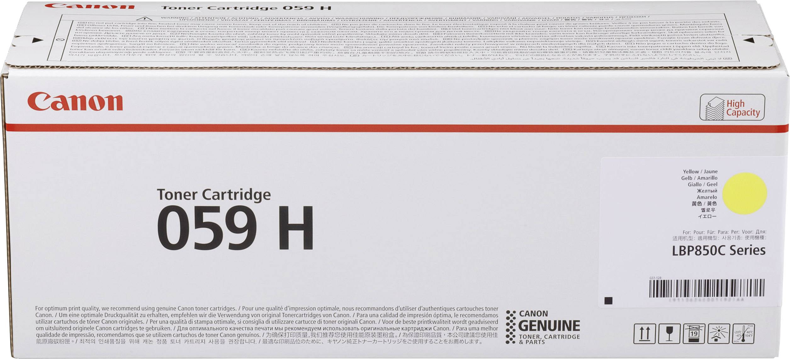 Canon Toner 059H Original Gelb 13500 Seiten 3624C001