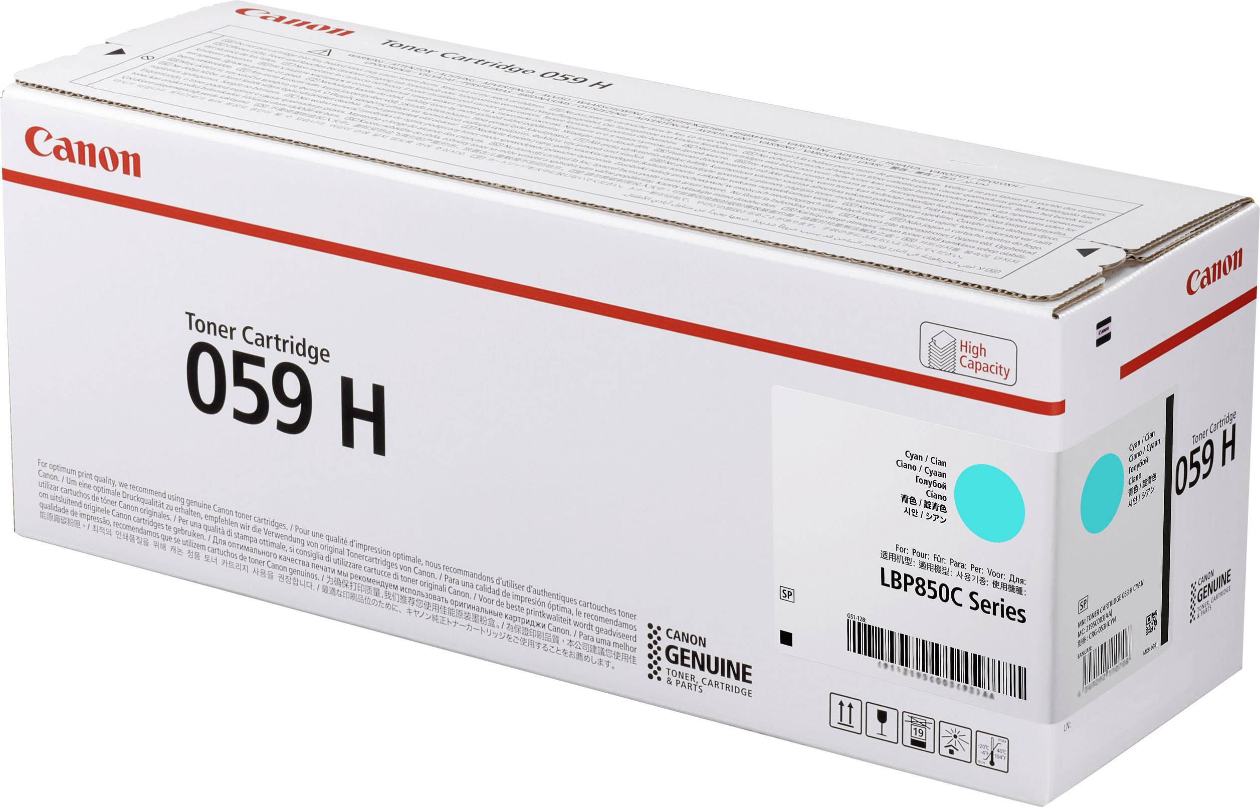 Canon Toner 059H Original Cyan 13500 Seiten 3626C001