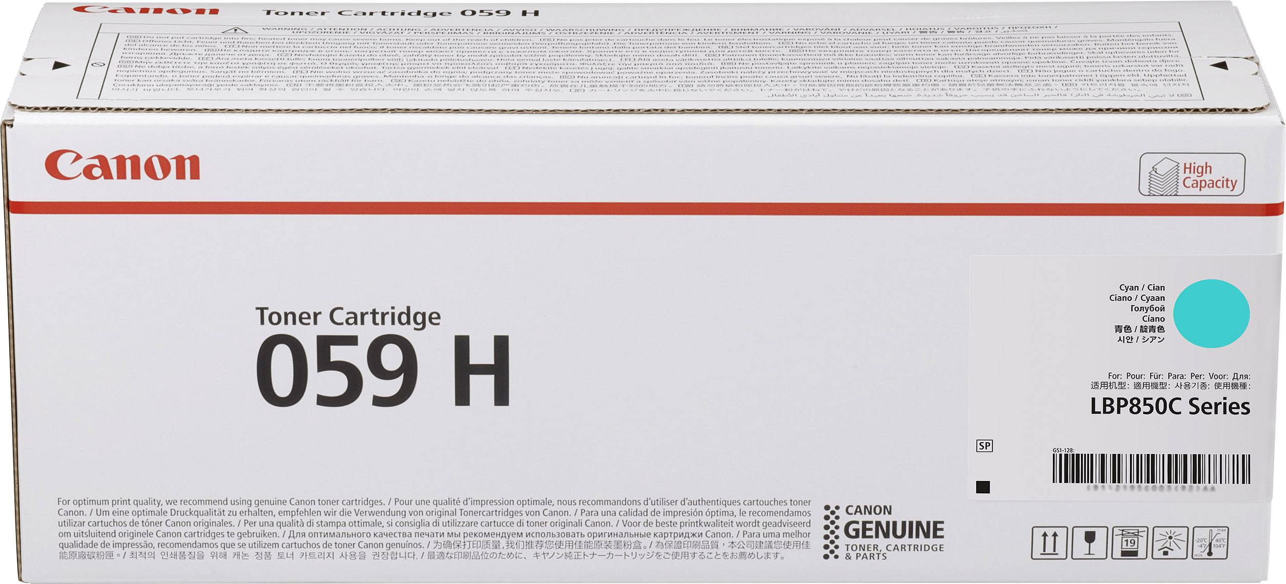 Canon Toner 059H Original Cyan 13500 Seiten 3626C001