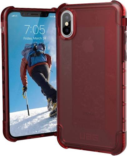 Uag Plyo Case Apple iPhone X, iPhone XS Rot (transparent)