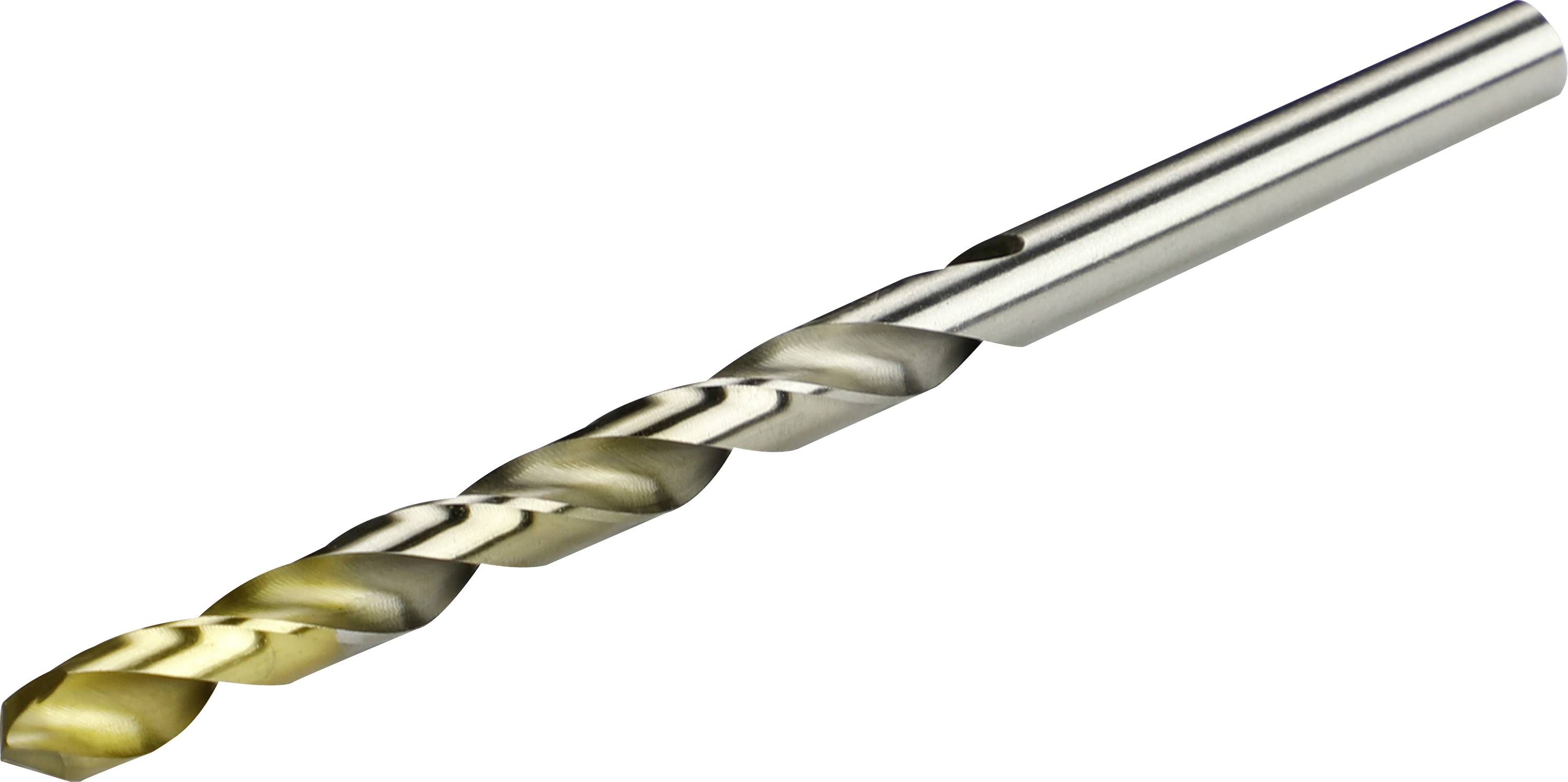 Ein Spiralkraftbohrer aus Metall mit einem scharfen, spitz zulaufenden Ende zum Bohren durch harte Materialien.