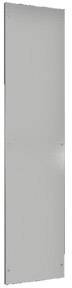 Ein rechteckiges, graues Metall-Panel, vertikal ausgerichtet.
