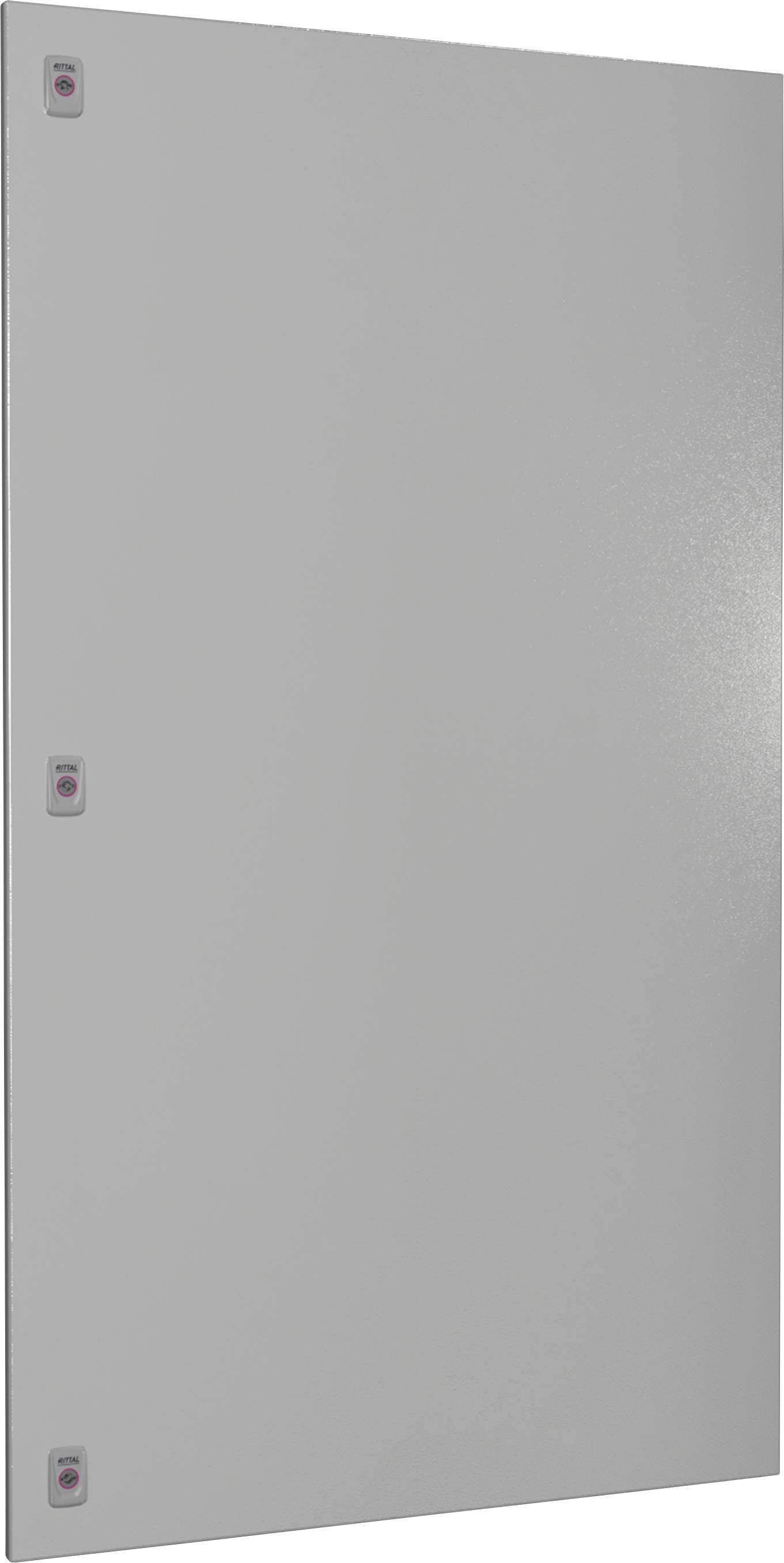 Eine graue, rechteckige Metallplatte mit drei kleinen Öffnungen an der linken Seite. Keine weiteren markanten Merkmale erkennbar.