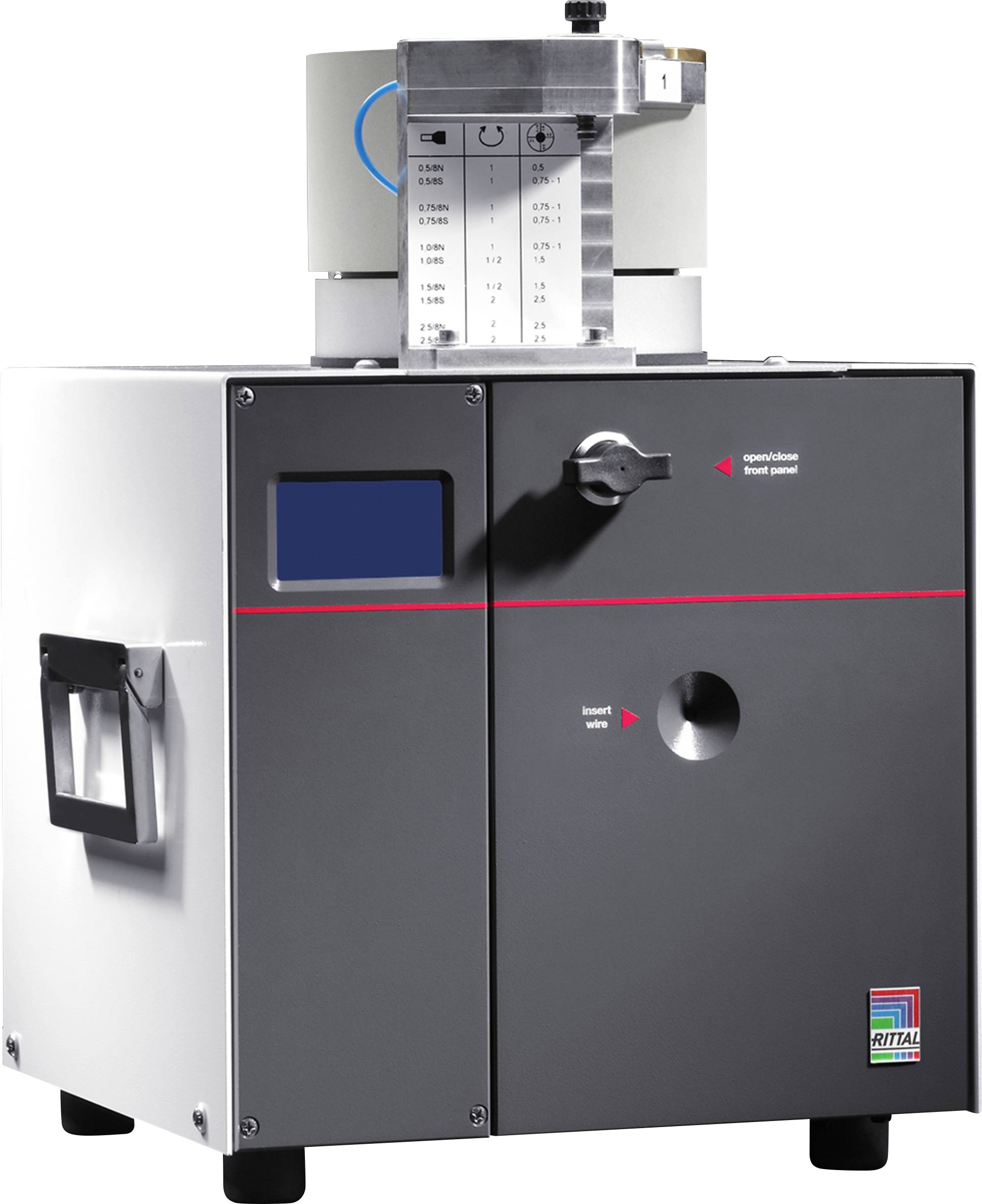 Rittal AS 4050.452 4050452 Crimp- und Abisolierautomat Aderendhülsen 0.50 bis 2.50mm²
