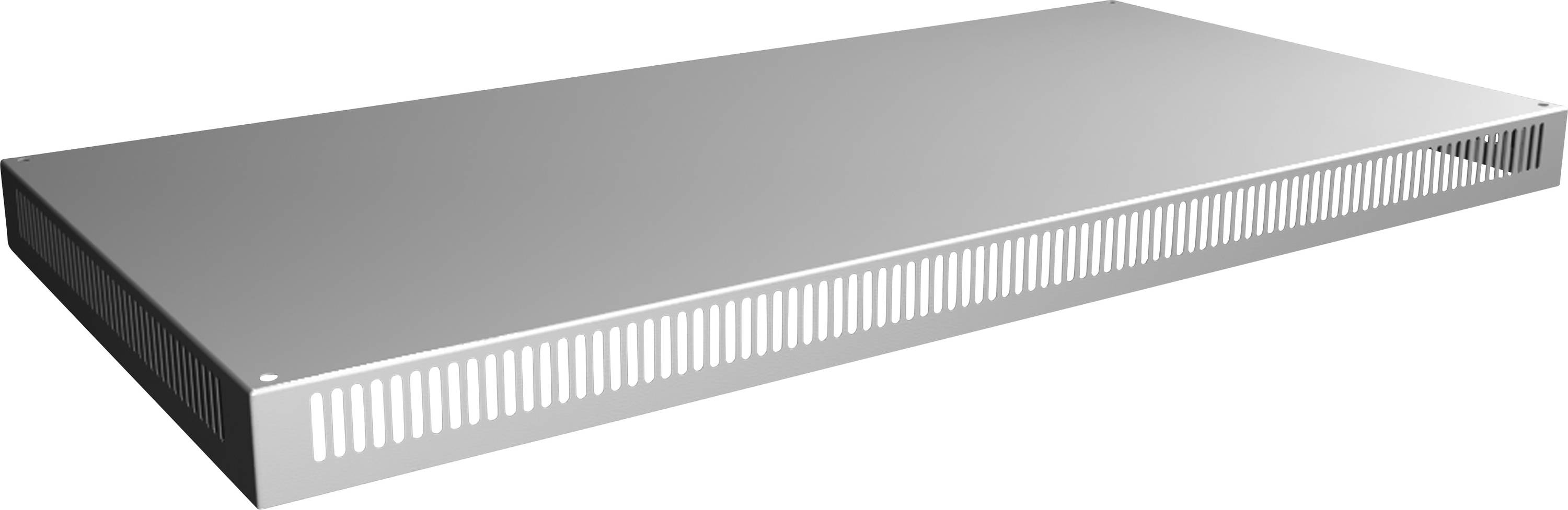 Metallisches Lüftungsgitter in rechteckiger Form, geeignet für den Einsatz in Belüftungssystemen zur optimalen Luftzirkulation.