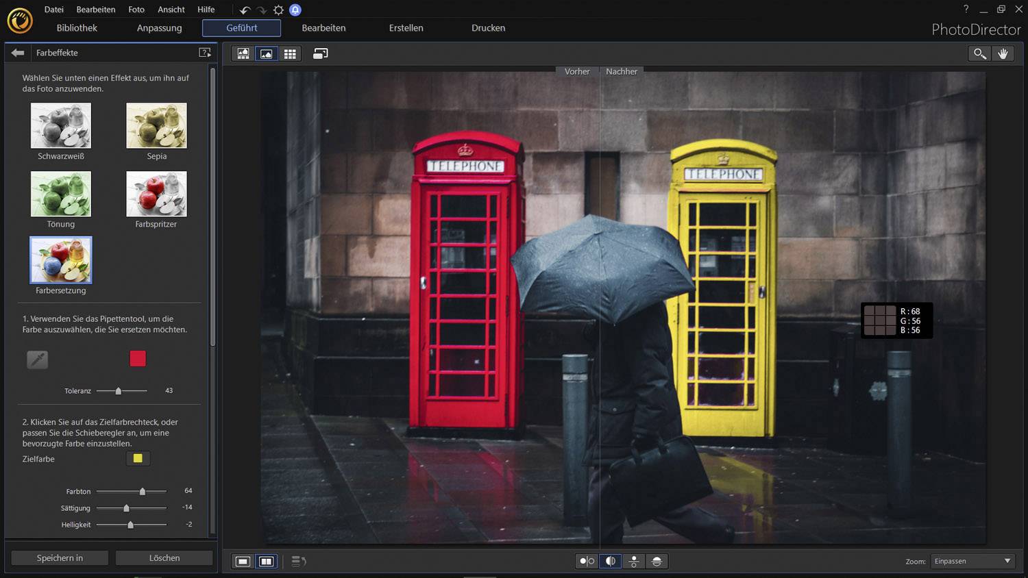 Cyberlink PhotoDirector 11 Ultra Vollversion, 1 Lizenz Windows Bildbearbeitung