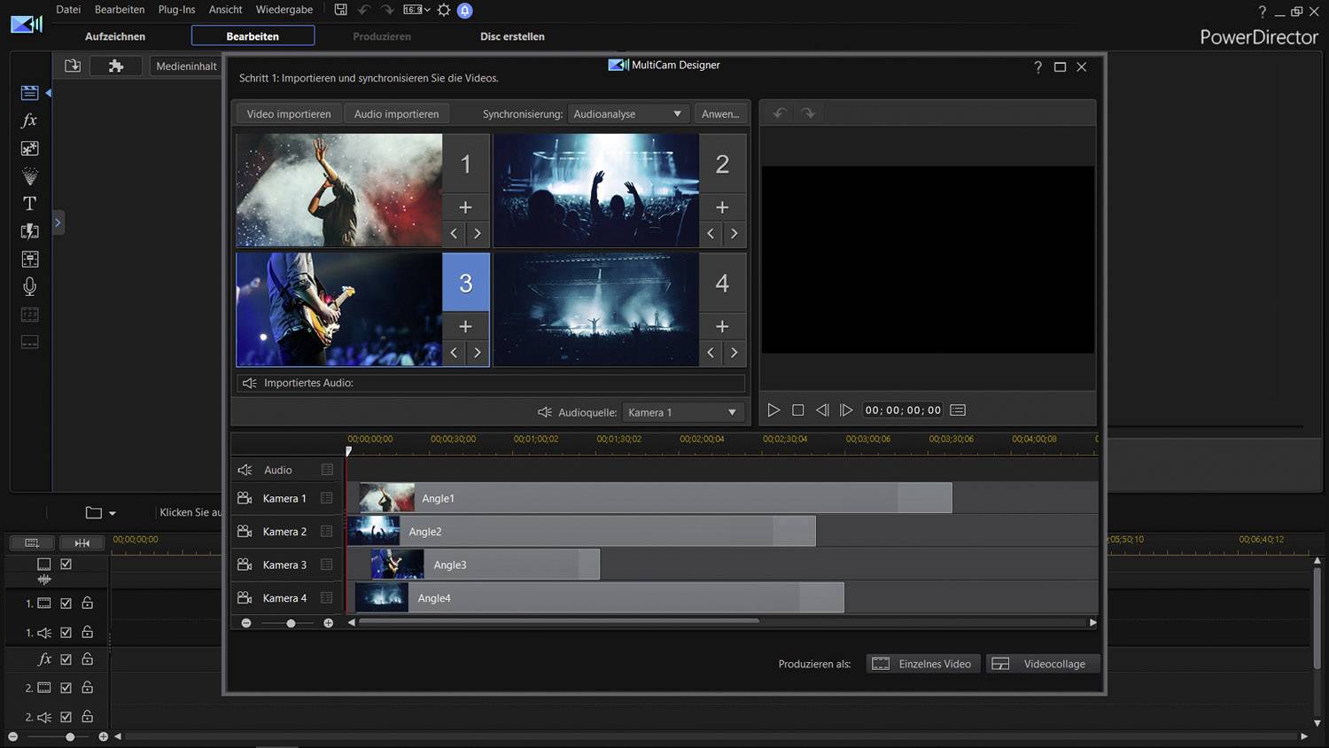 Cyberlink PowerDirector 18 Ultimate Vollversion, 1 Lizenz Windows Videobearbeitung