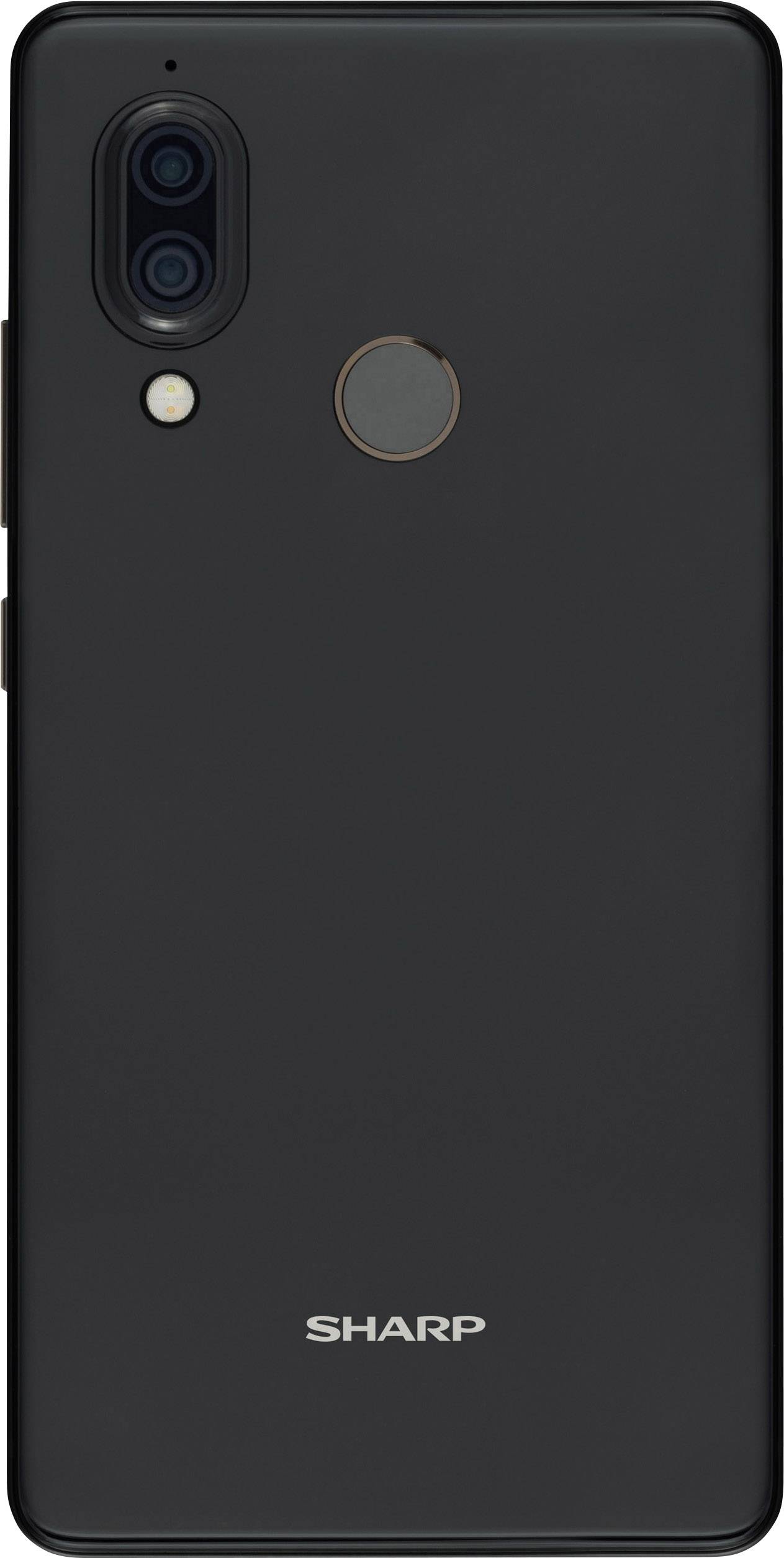 Sharp AQUOS D10 Smartphone 64GB 5.99 Zoll (15.2 cm) Dual-SIM Android™ 8.0 Oreo 12 Mio. Pixel, 13 Mio. Pixel Schwarz