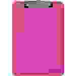 Maul Klemmbrett 2340621 Pink (transparent) (B x H x T) 226 x 318 x 15 mm