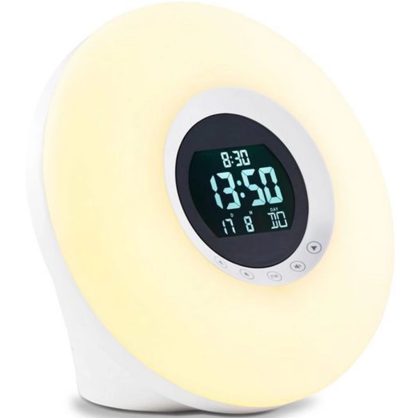 ADE CK1718 Funk Wecker Weiß-Gelb Fluoreszierend Zahlen ADE CK1718 Funk Wecker Weiß-Gelb Fluoreszierend Zahlen