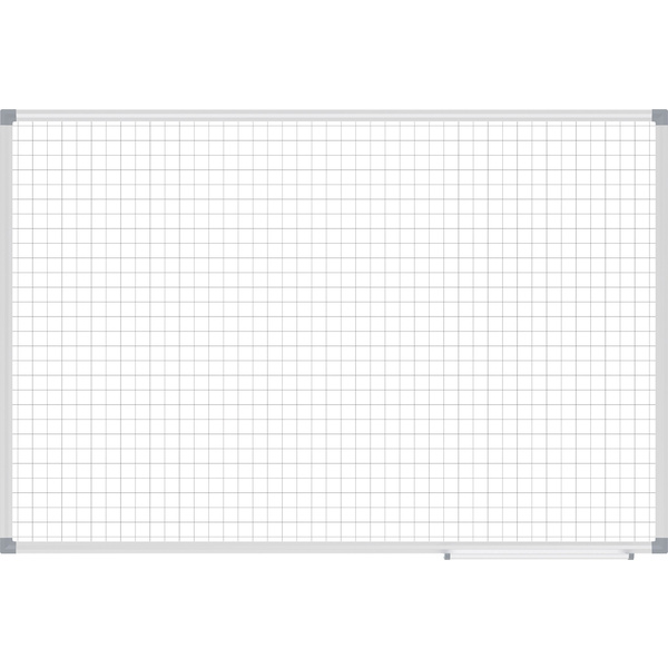 Maul Whiteboard MAULstandard (B x H) 900mm x 600mm Grau kunststoffbeschichtet Inkl. Ablageschale, Quer- oder Hochformat