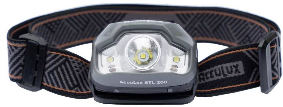 AccuLux STL 200 LED Stirnlampe batteriebetrieben 200 lm 438012