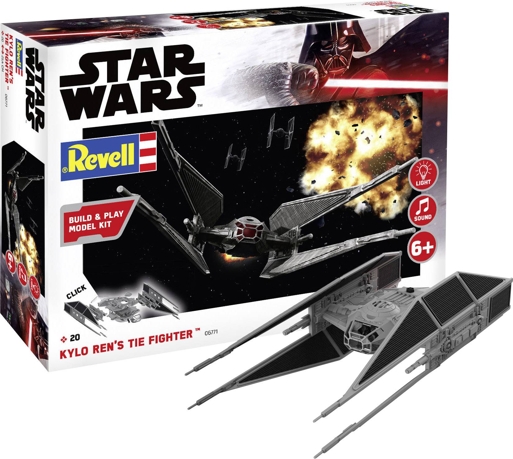 Revell 06771 Kylo Ren's TIE Fighter Science Fiction Bausatz 1:72