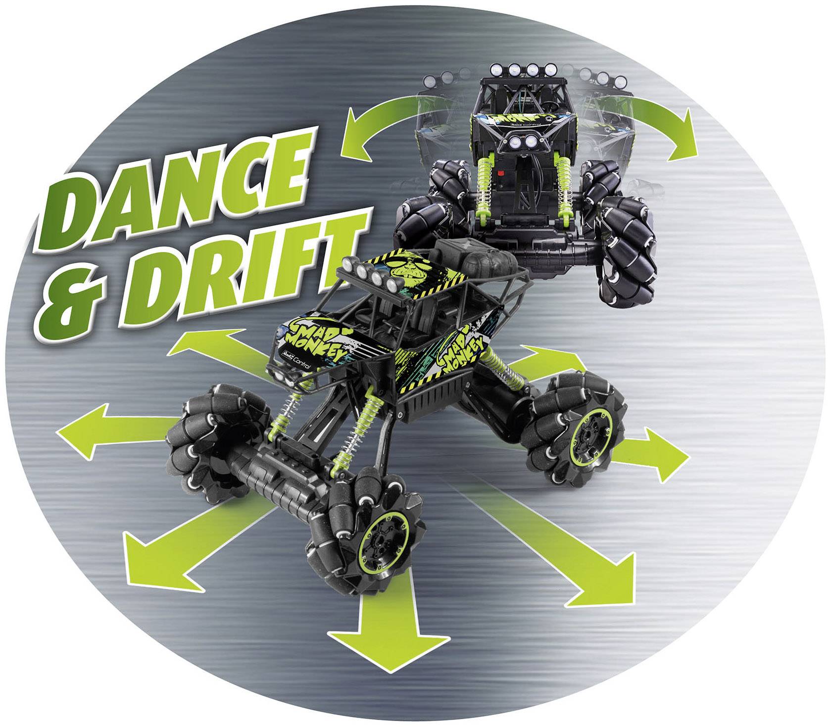 Revell Control 24459 Freestyle Crawler Mad-Monkey RC Einsteiger Modellauto Elektro Crawler